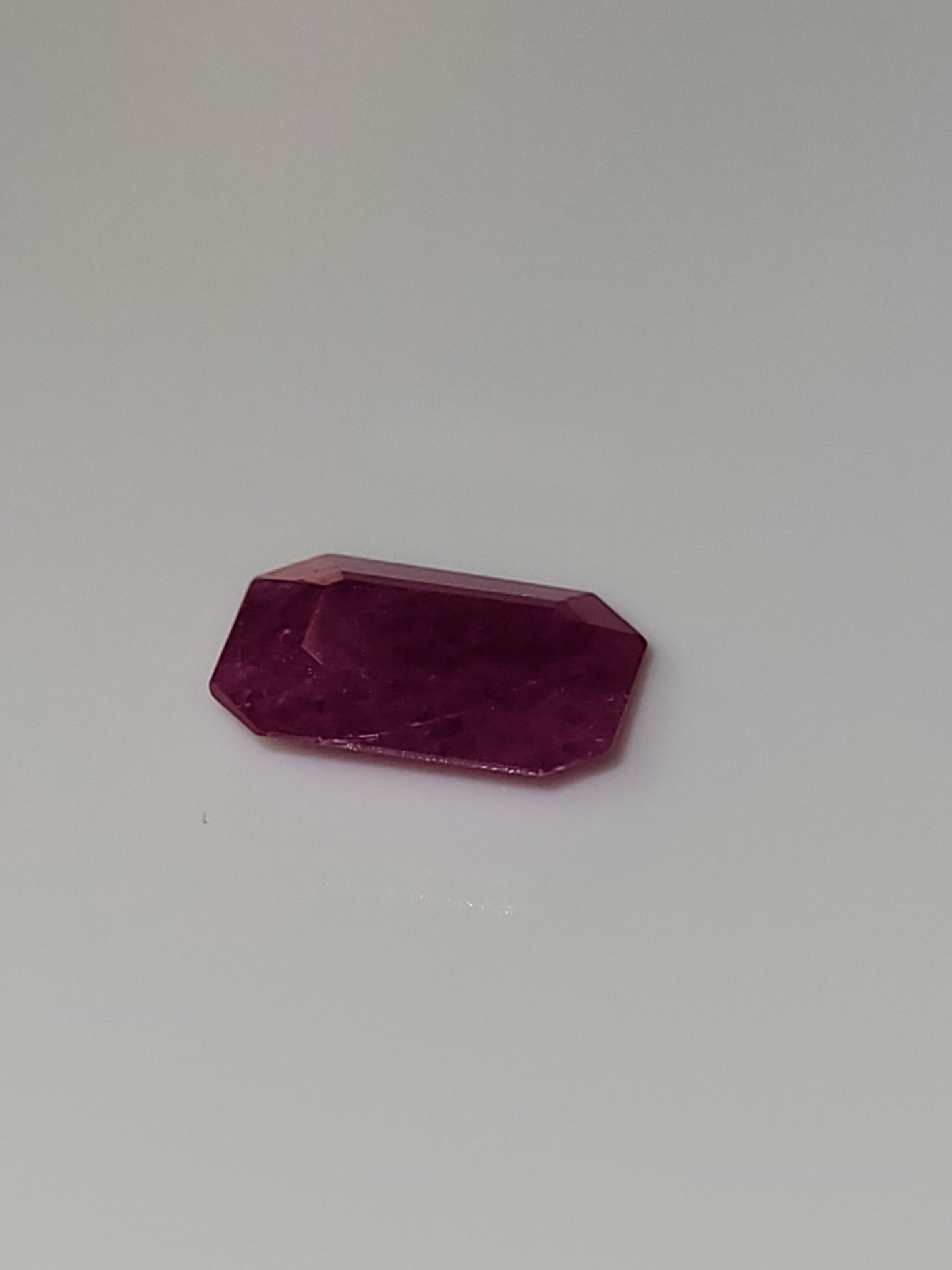 2.065 Ct. Emerald-Cut Mozambique Ruby