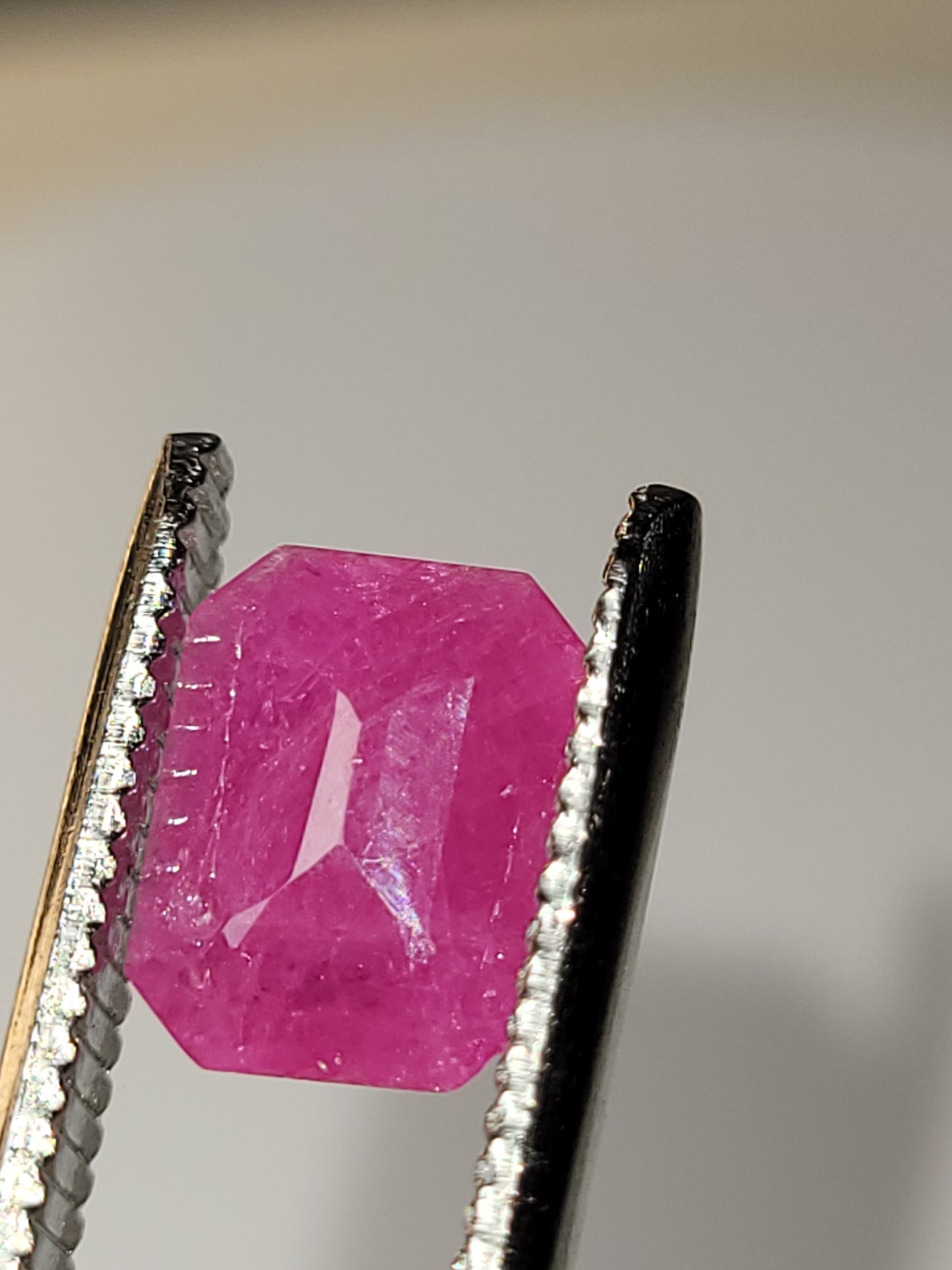 2.065 Ct. Emerald-Cut Mozambique Ruby