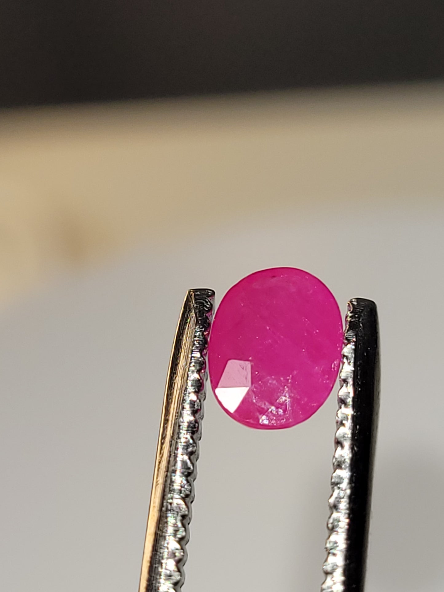 0.96 Ct. Oval-Cut Mozambique Ruby