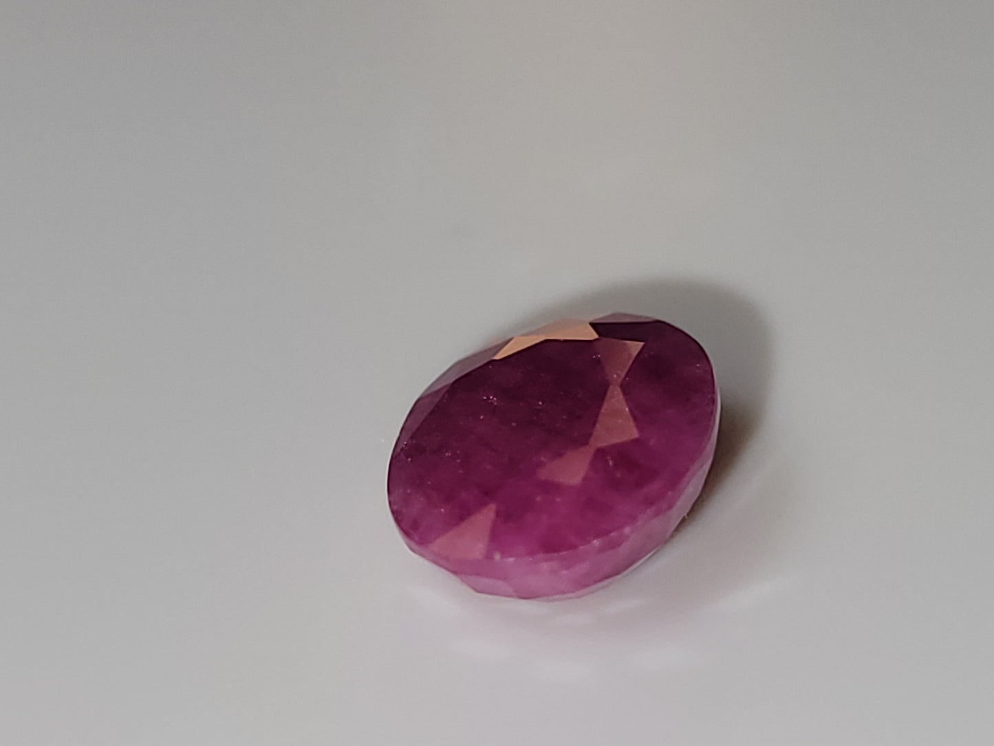 2.965 Ct. Oval-Cut Mozambique Ruby