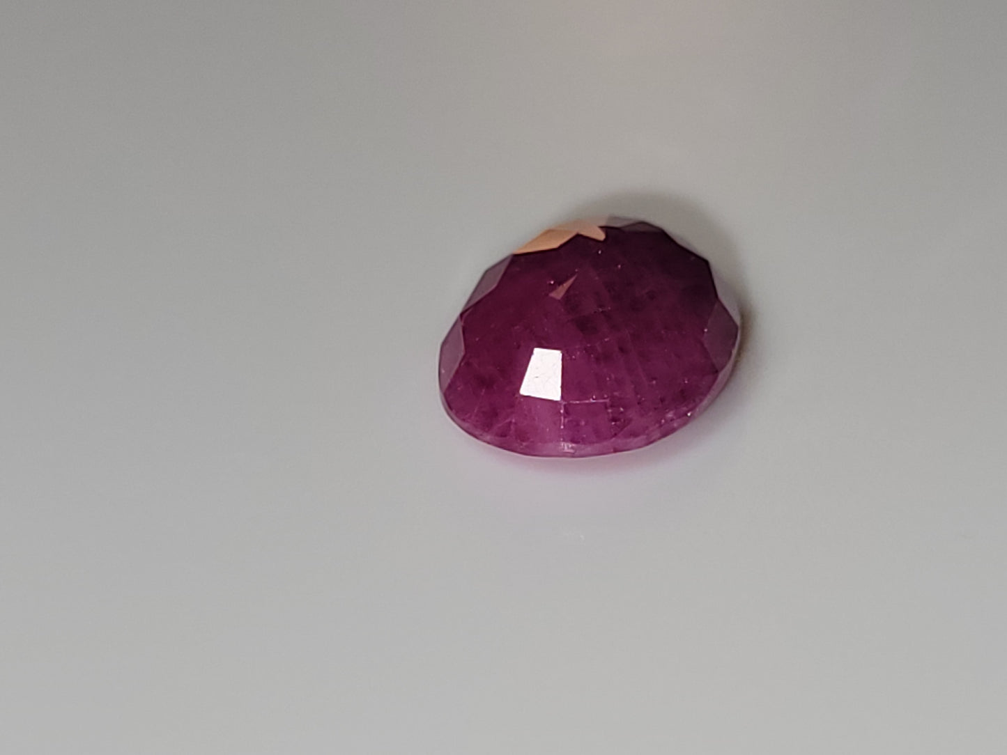 2.965 Ct. Oval-Cut Mozambique Ruby