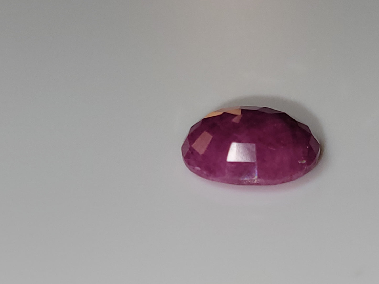 2.965 Ct. Oval-Cut Mozambique Ruby