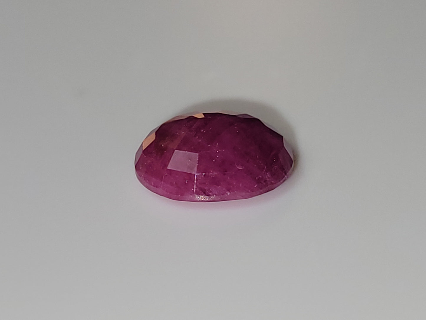 2.965 Ct. Oval-Cut Mozambique Ruby