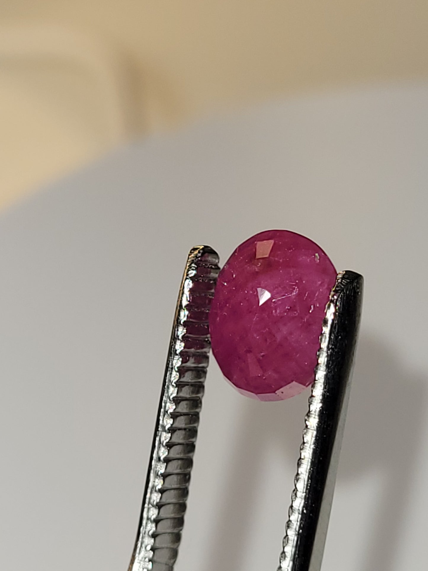 2.965 Ct. Oval-Cut Mozambique Ruby