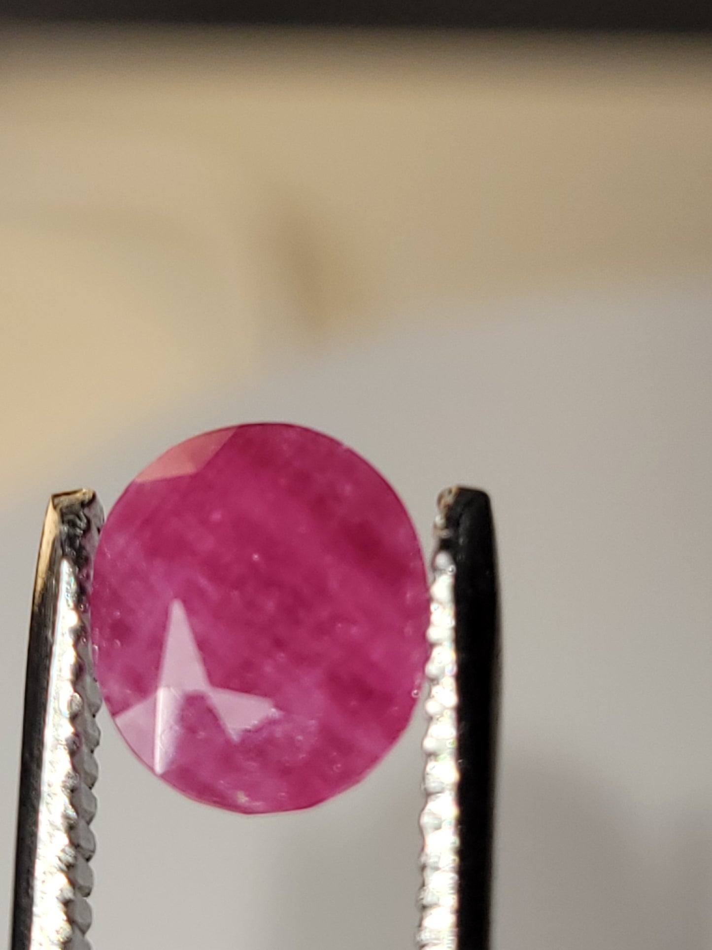 2.965 Ct. Oval-Cut Mozambique Ruby