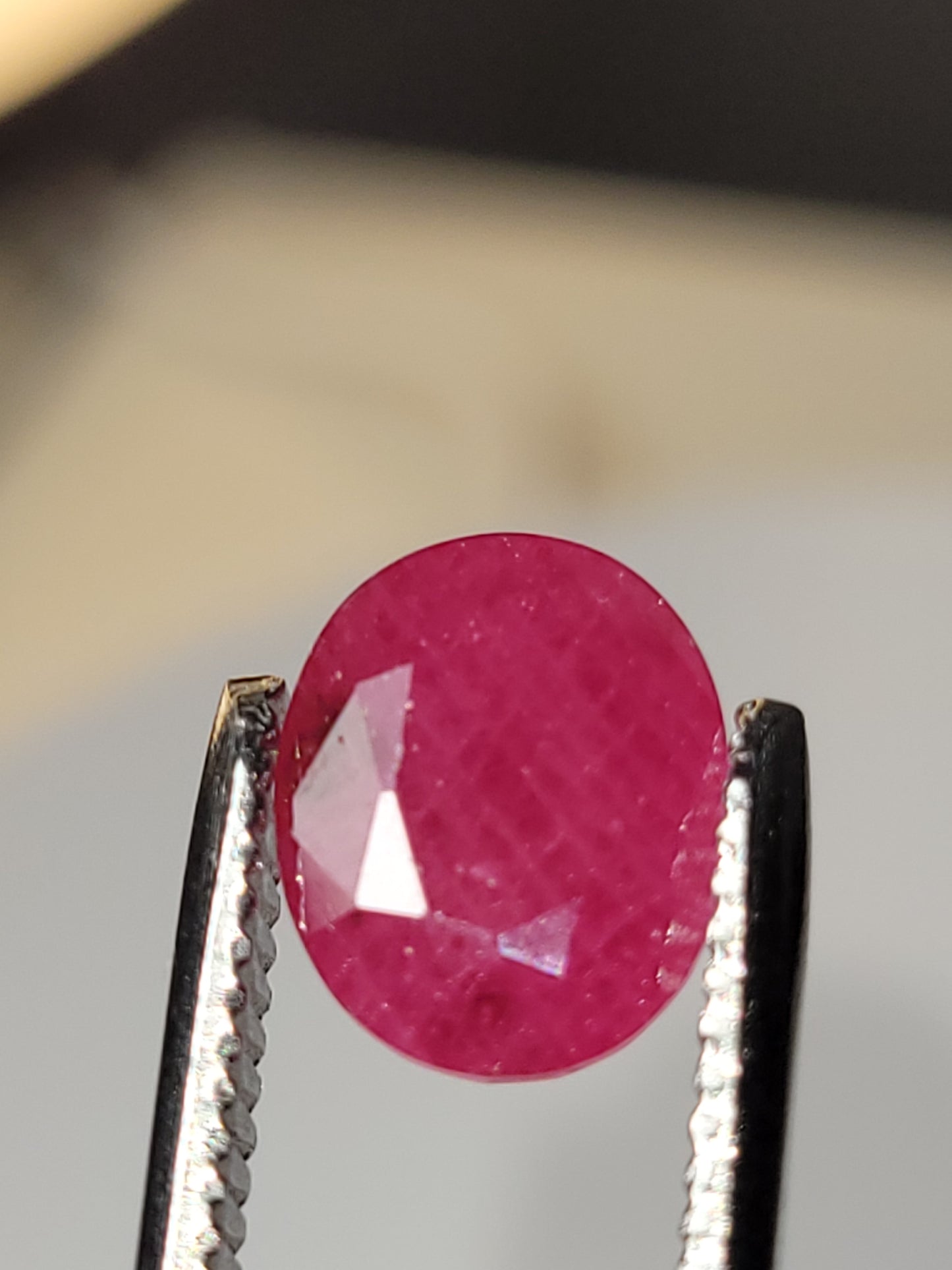 3.50 Ct. Oval-Cut Mozambique Ruby