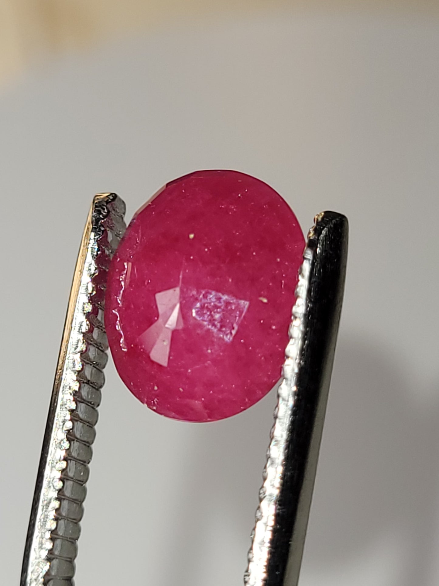4.265 Ct. Oval-Cut Mozambique Ruby