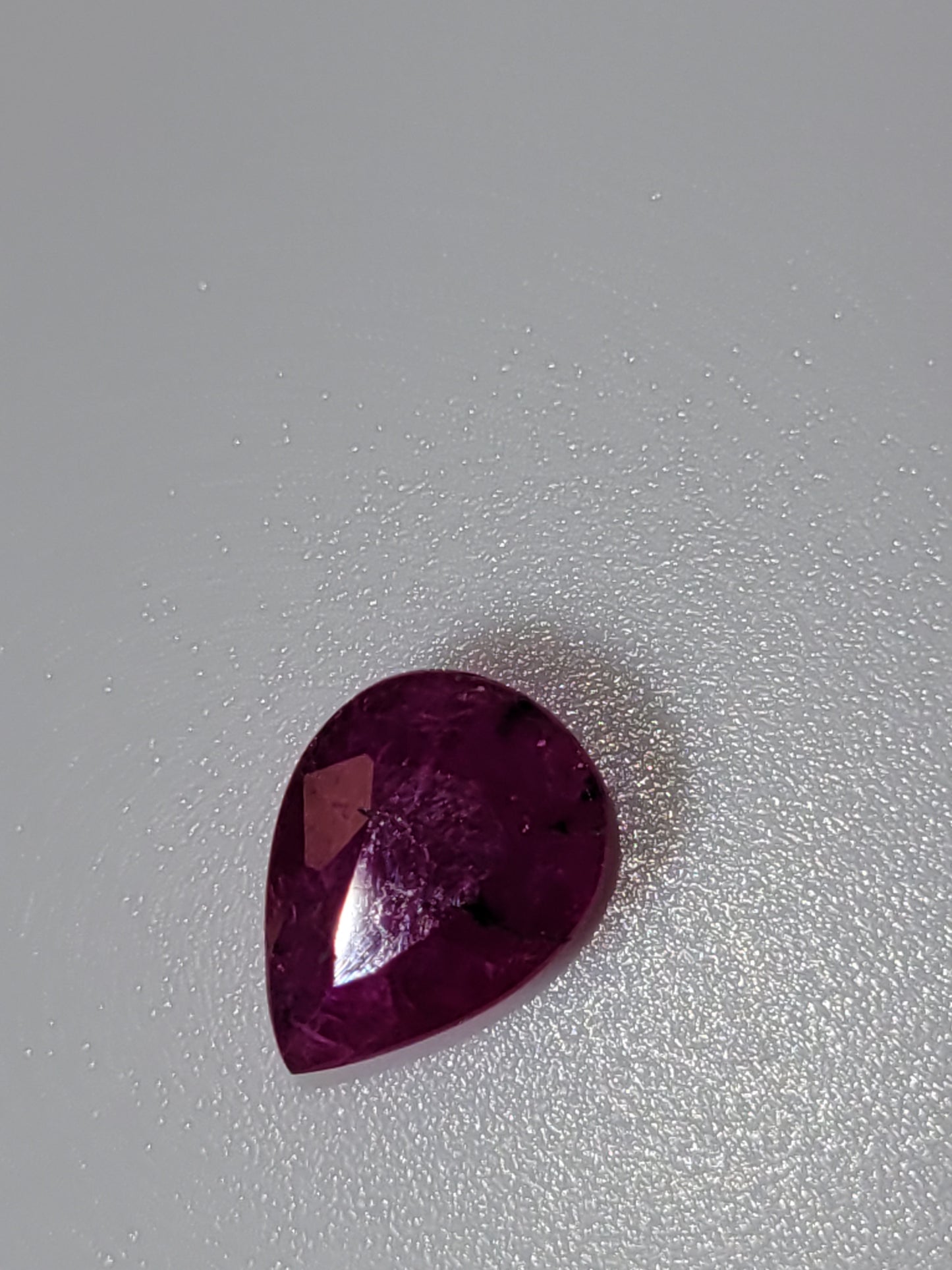 1.00 Ct. Pear-Cut Mozambique Ruby