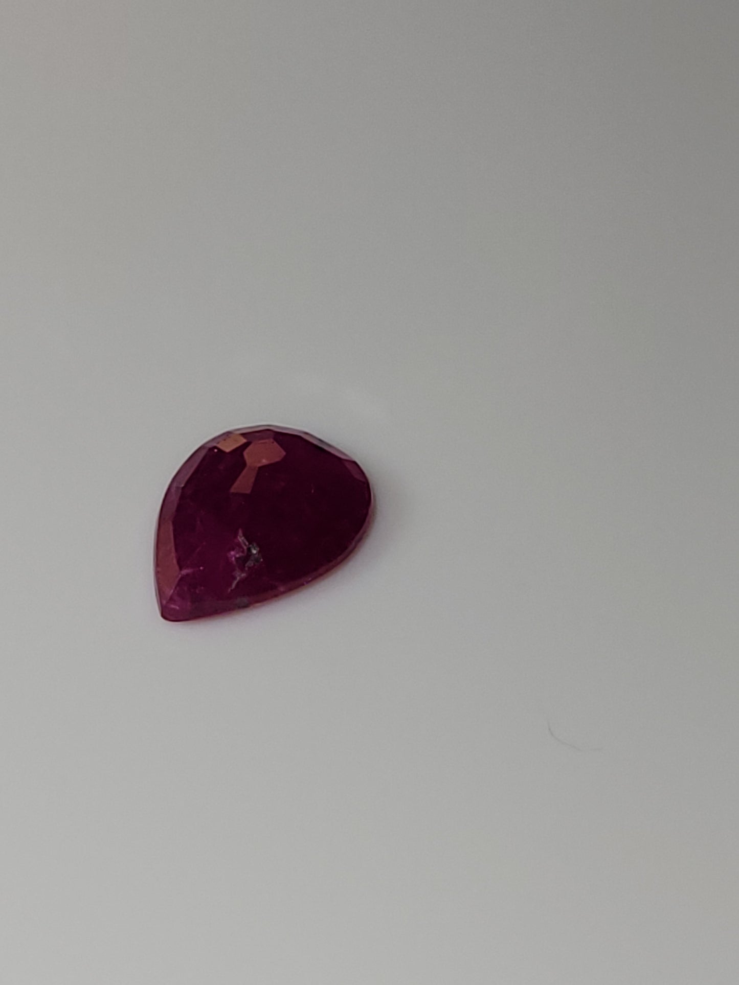 1.00 Ct. Pear-Cut Mozambique Ruby