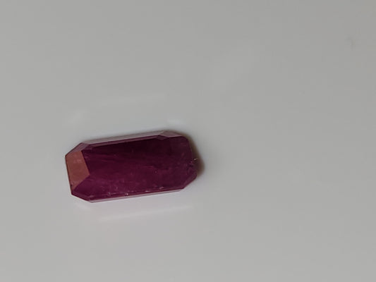 1.44 Ct. Emerald-Cut Mozambique Ruby