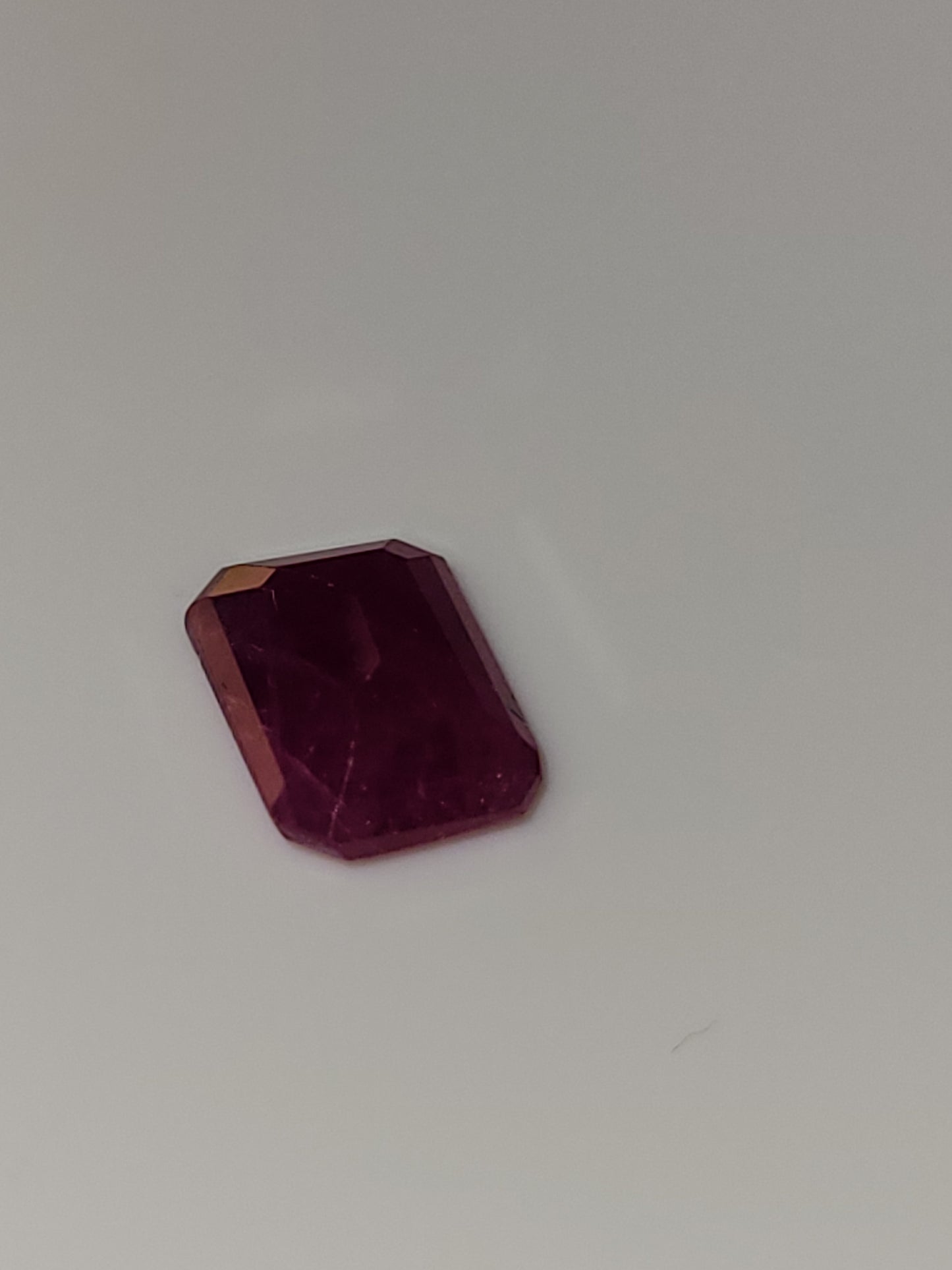 1.385 Ct. Emerald-Cut Mozambique Ruby