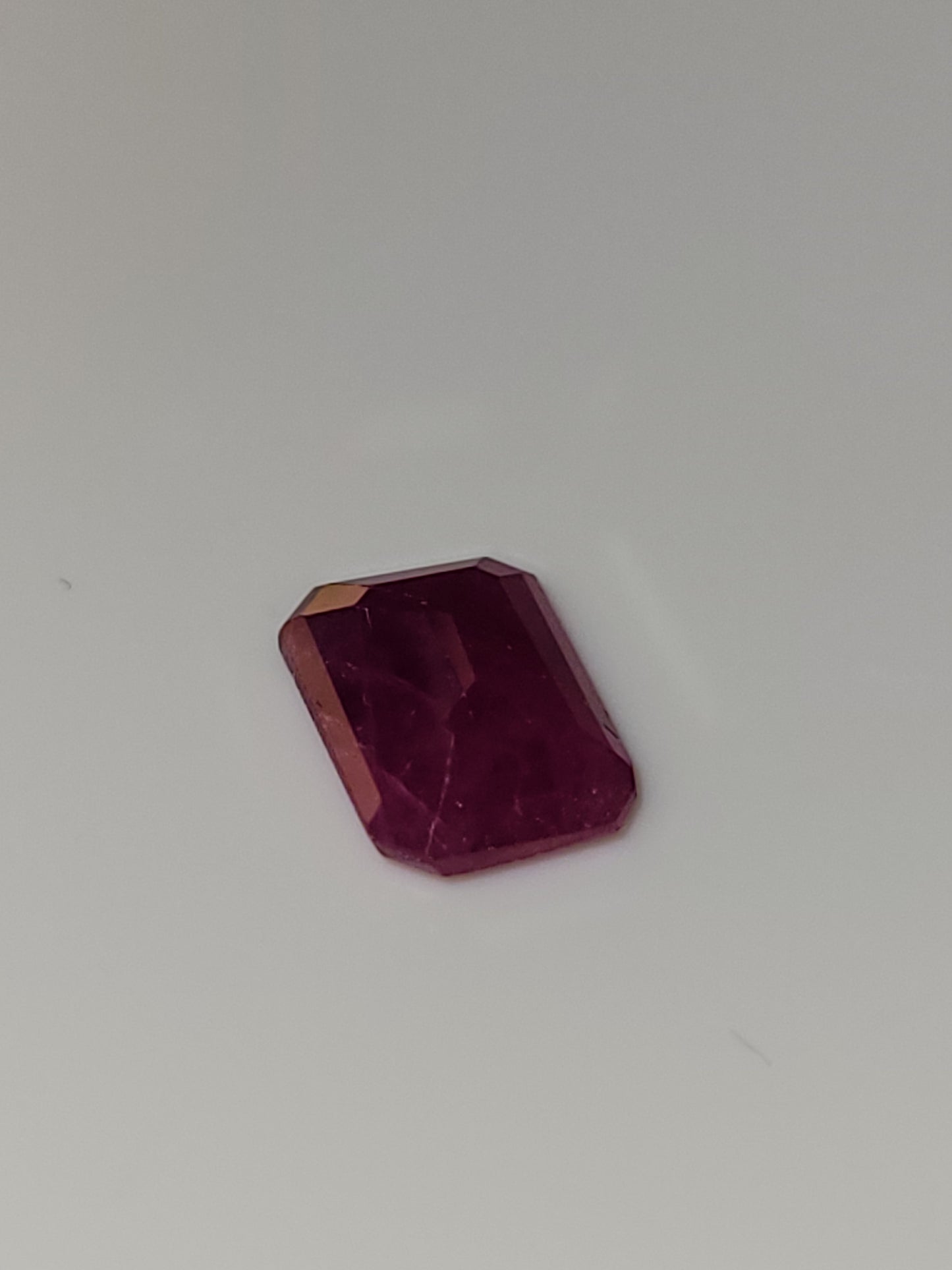 1.385 Ct. Emerald-Cut Mozambique Ruby