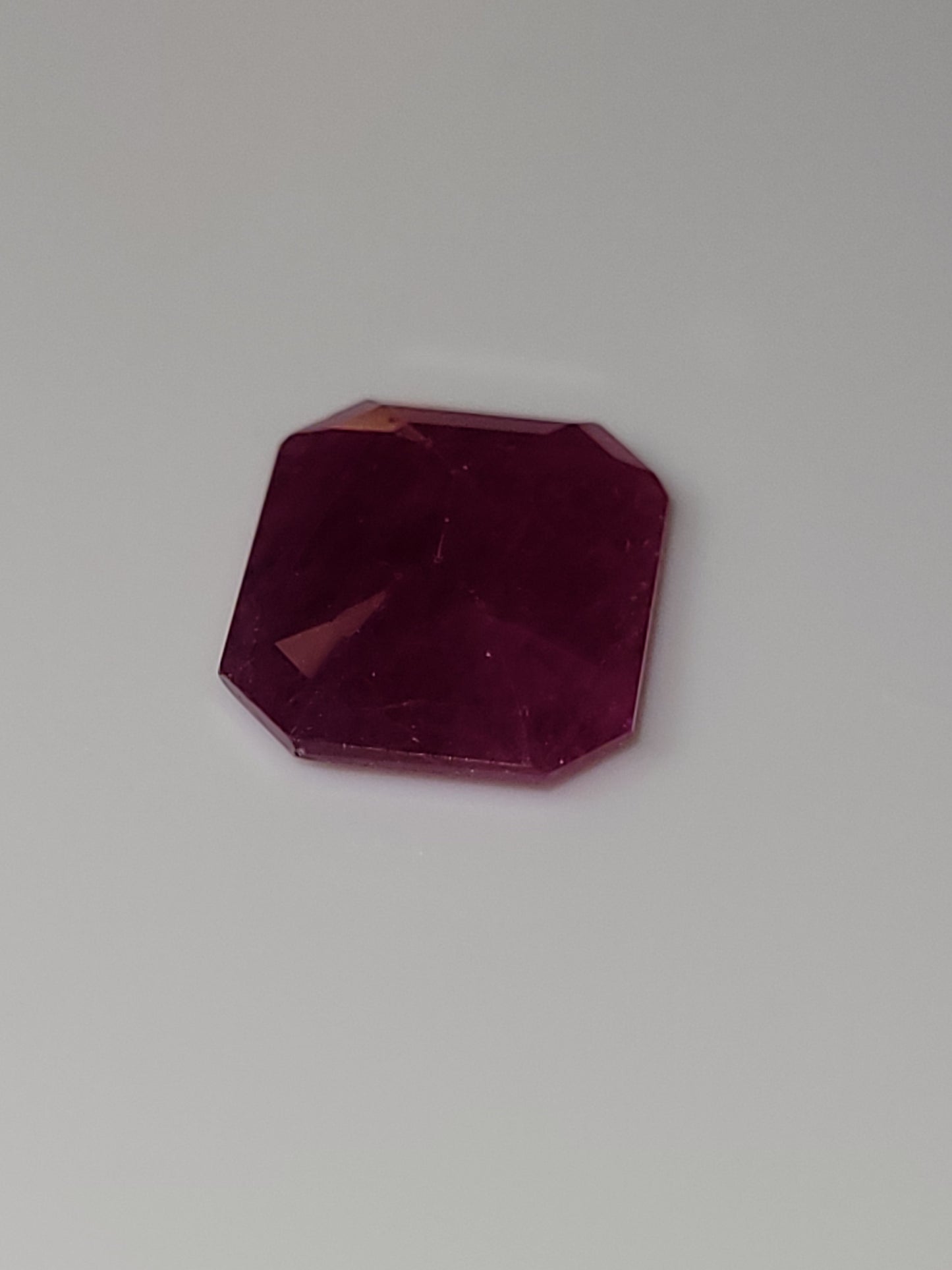 3.255 Ct. Emerald-Cut Mozambique Ruby