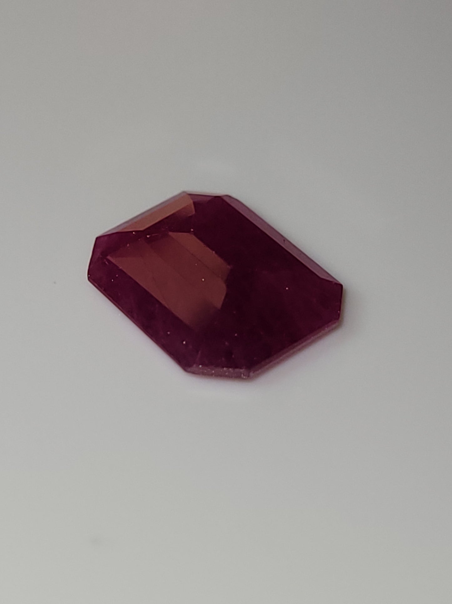 3.255 Ct. Emerald-Cut Mozambique Ruby