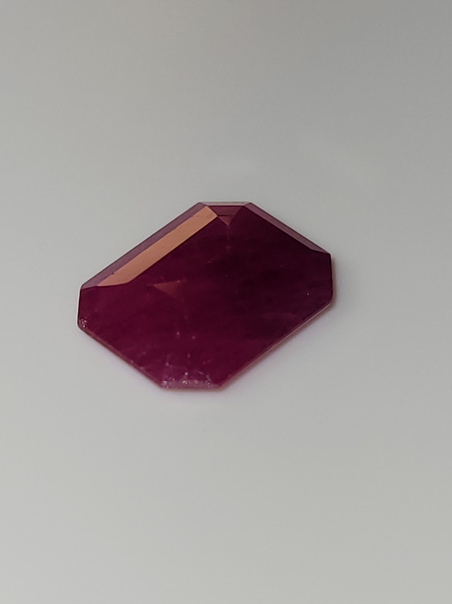 3.255 Ct. Emerald-Cut Mozambique Ruby