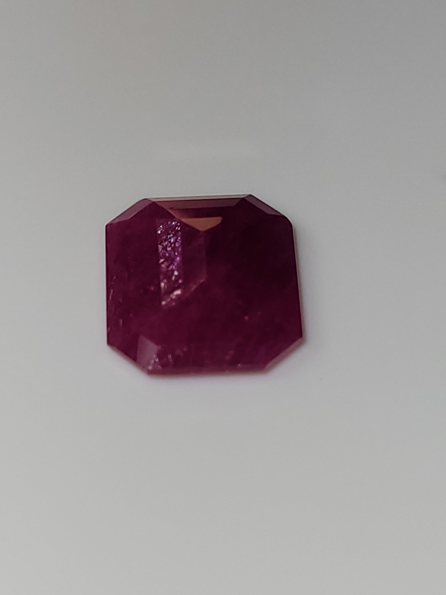 3.255 Ct. Emerald-Cut Mozambique Ruby