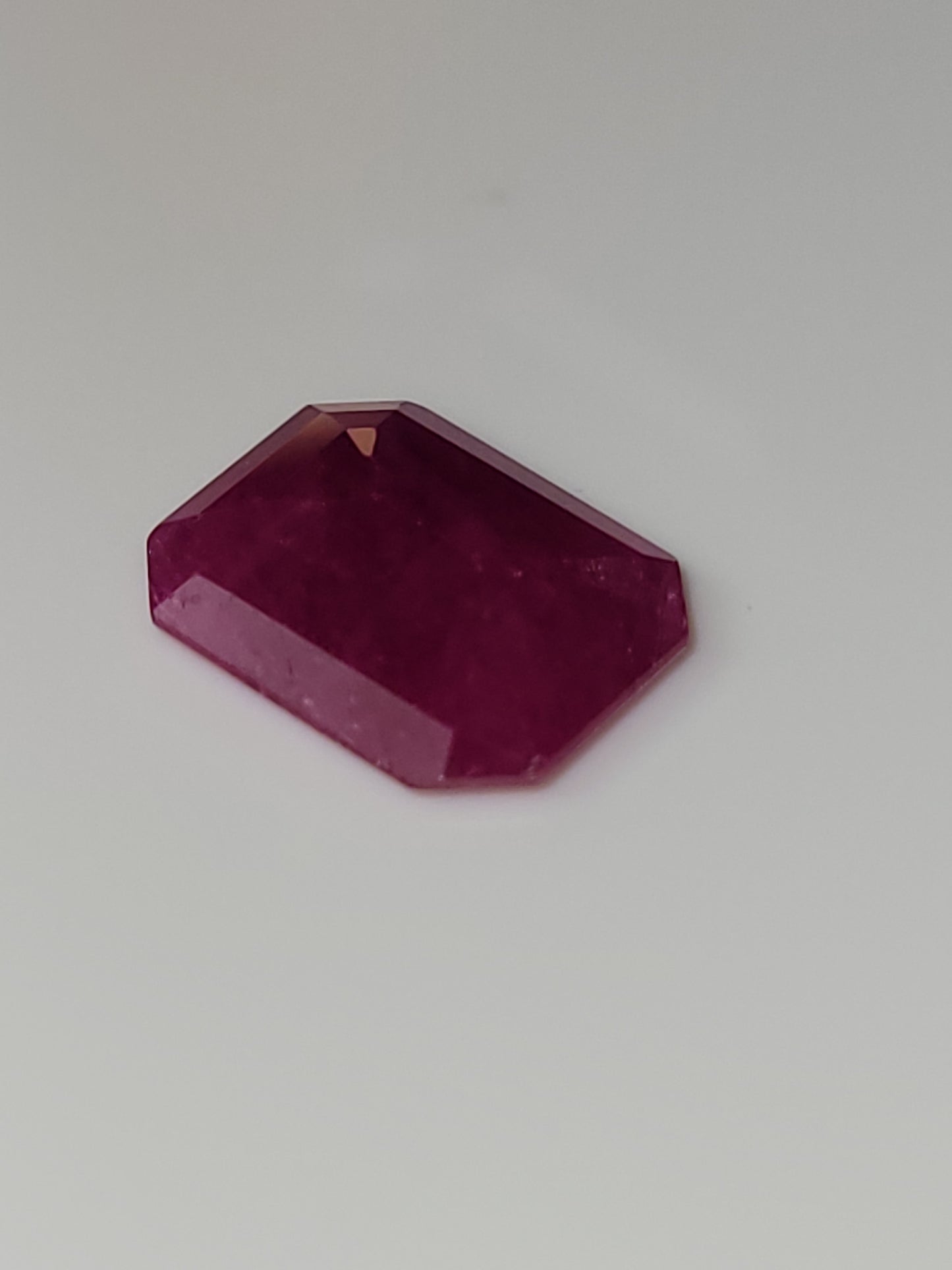 3.255 Ct. Emerald-Cut Mozambique Ruby