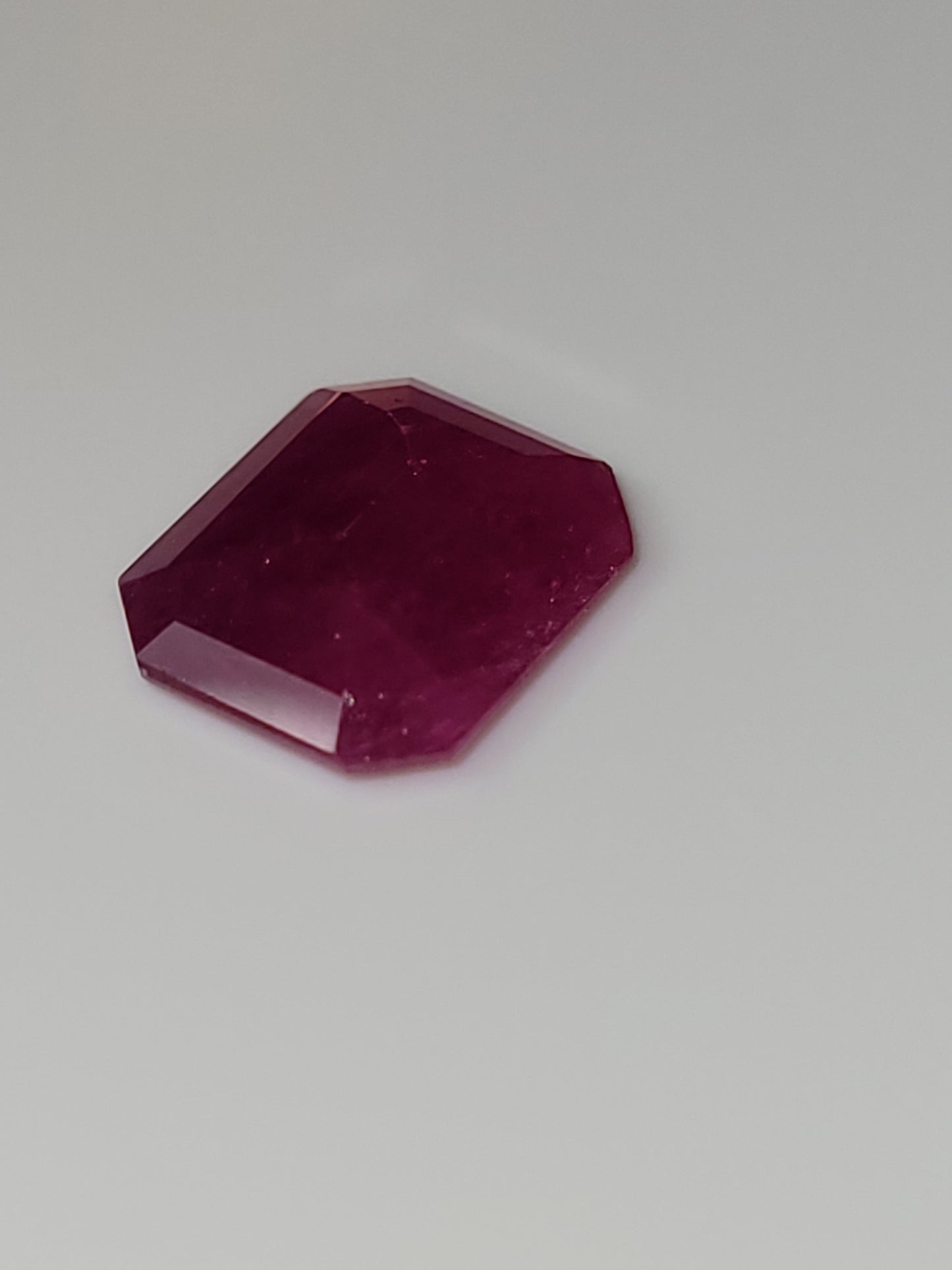 3.255 Ct. Emerald-Cut Mozambique Ruby