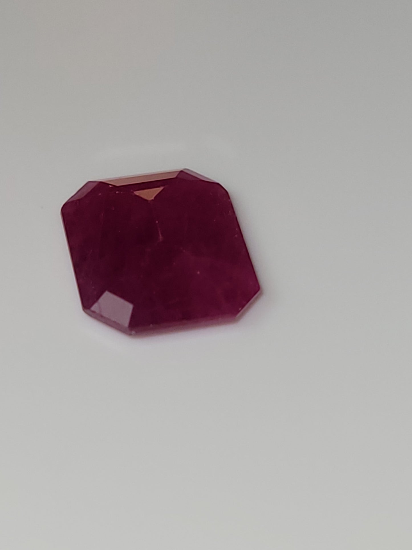 3.255 Ct. Emerald-Cut Mozambique Ruby