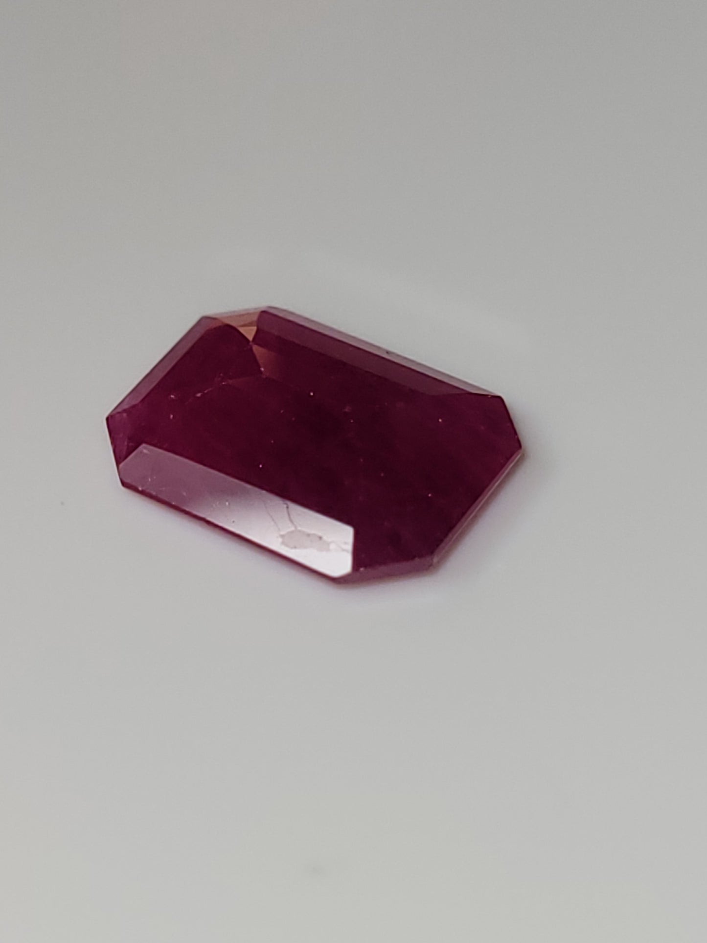 3.255 Ct. Emerald-Cut Mozambique Ruby