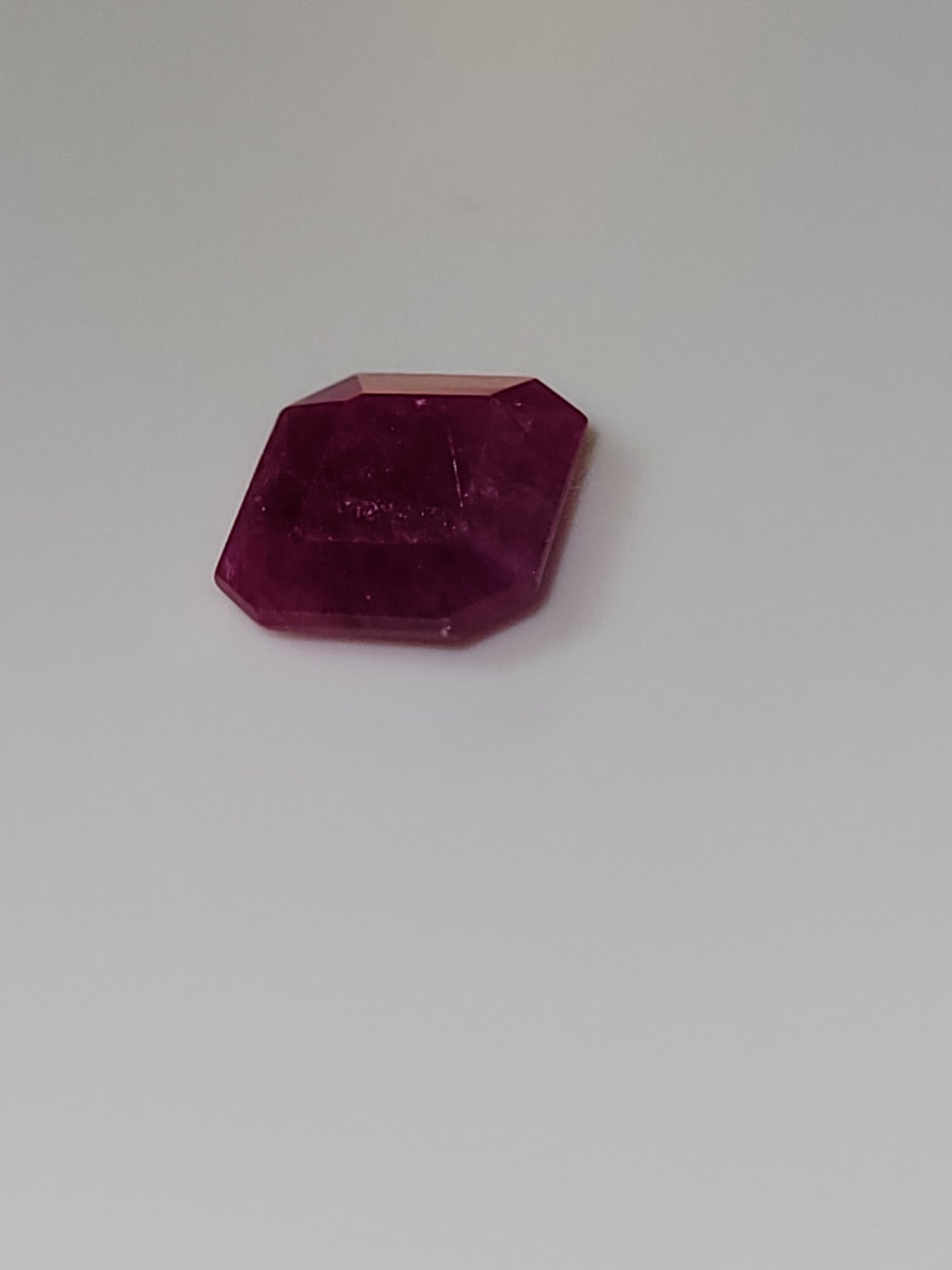 3.255 Ct. Emerald-Cut Mozambique Ruby