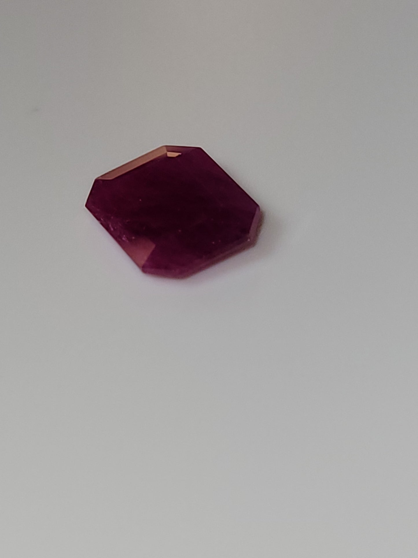 3.255 Ct. Emerald-Cut Mozambique Ruby