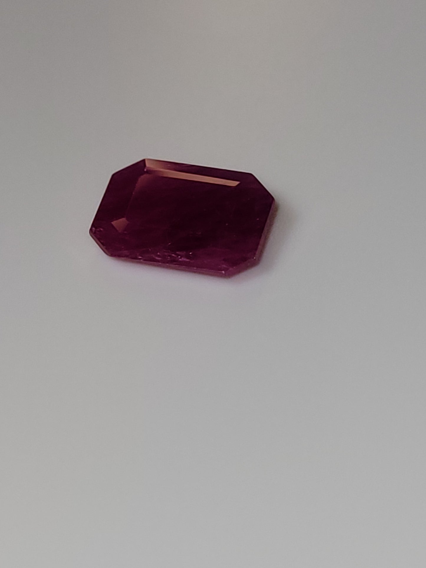 3.255 Ct. Emerald-Cut Mozambique Ruby