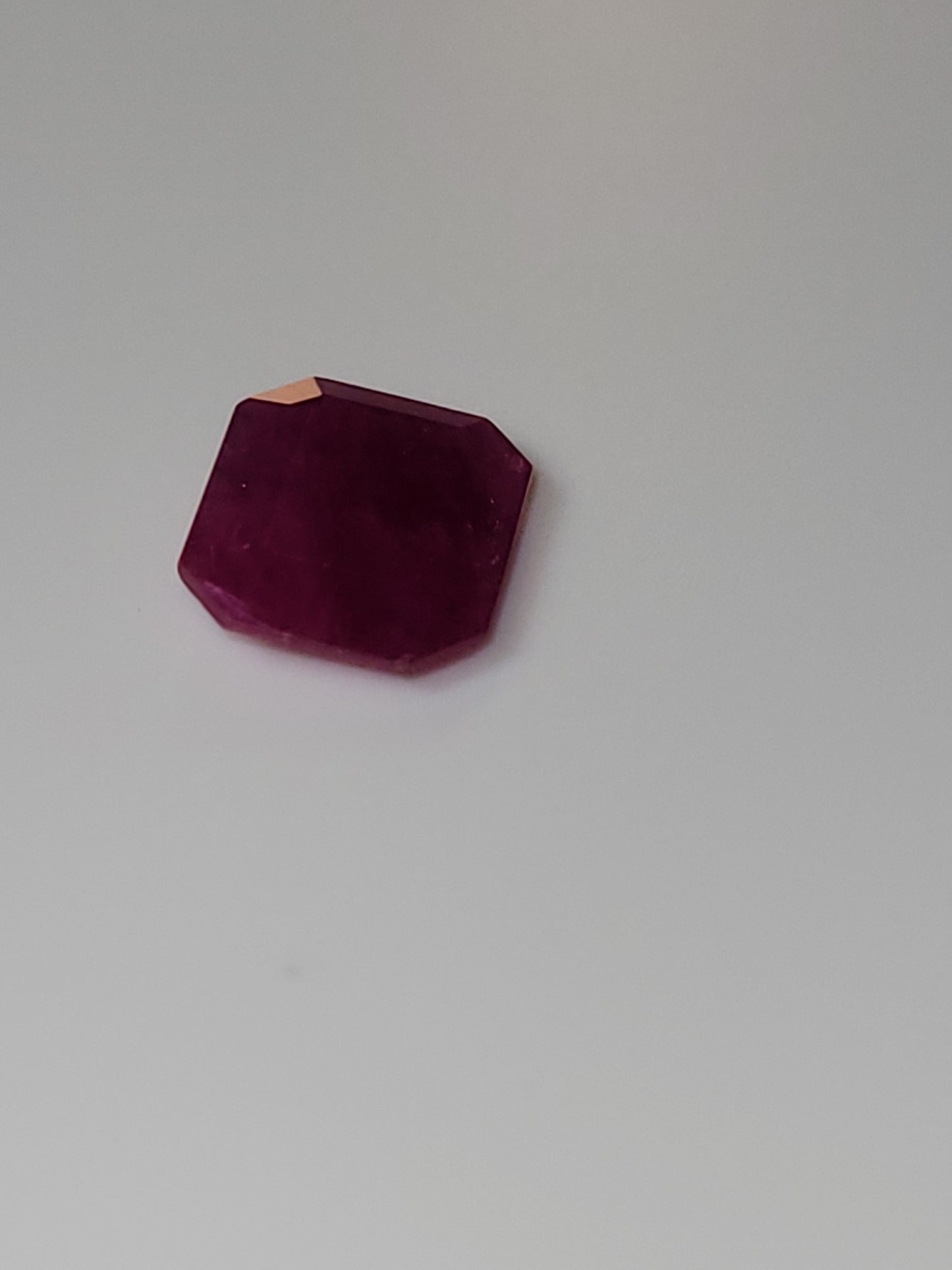 3.255 Ct. Emerald-Cut Mozambique Ruby