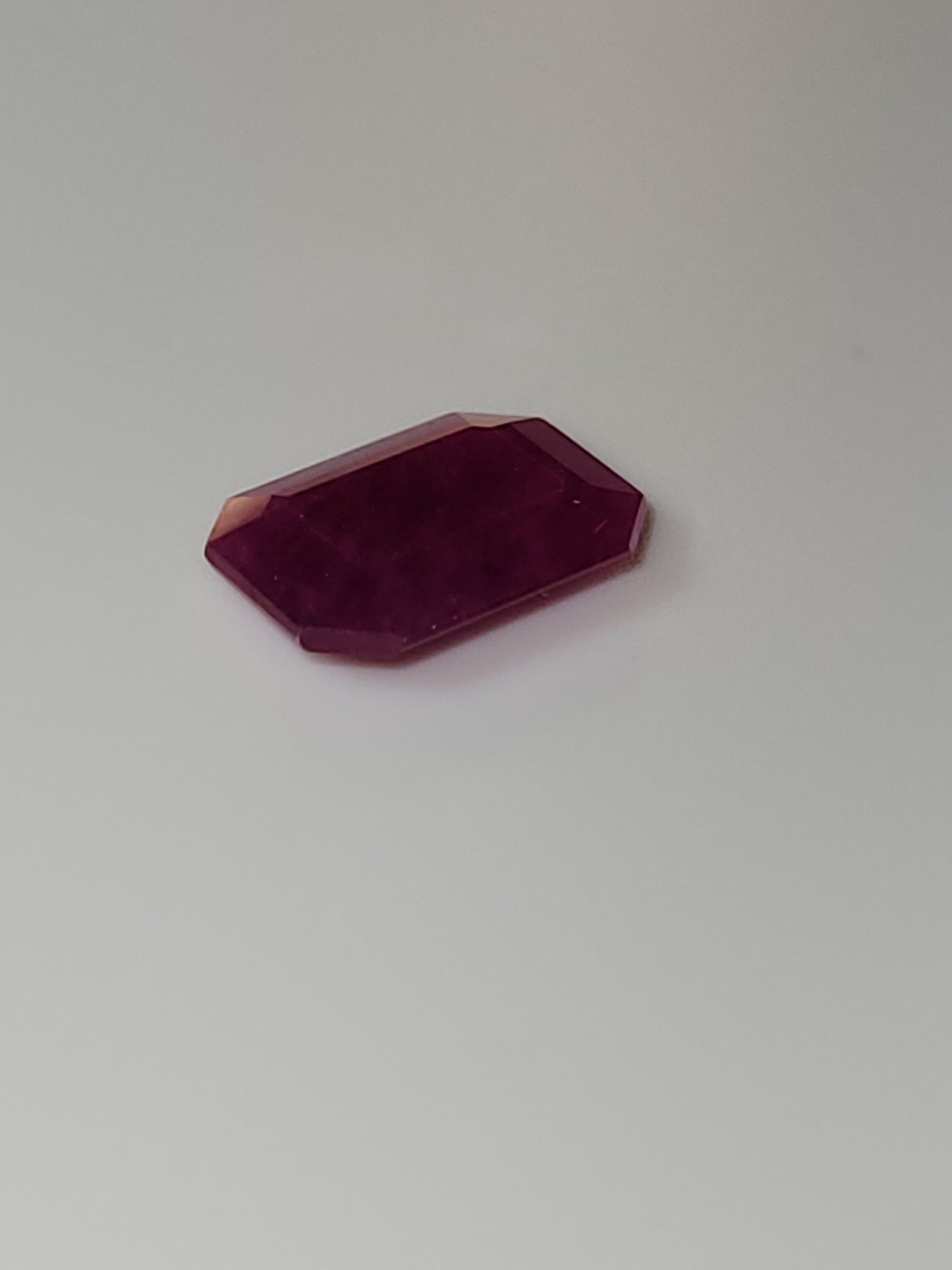 3.255 Ct. Emerald-Cut Mozambique Ruby