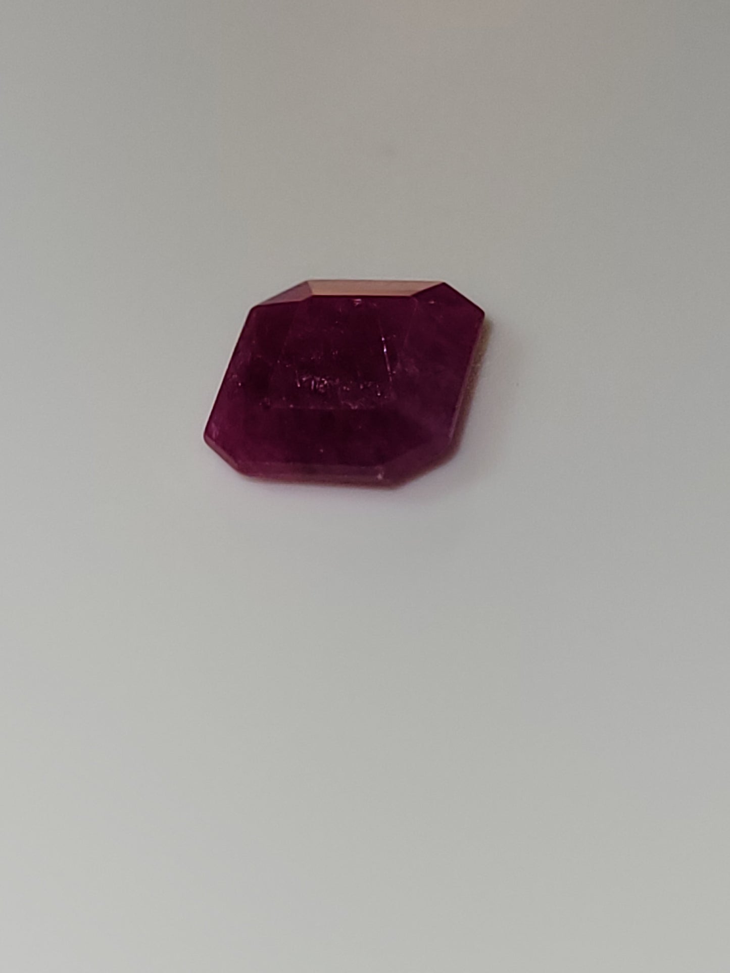 3.255 Ct. Emerald-Cut Mozambique Ruby