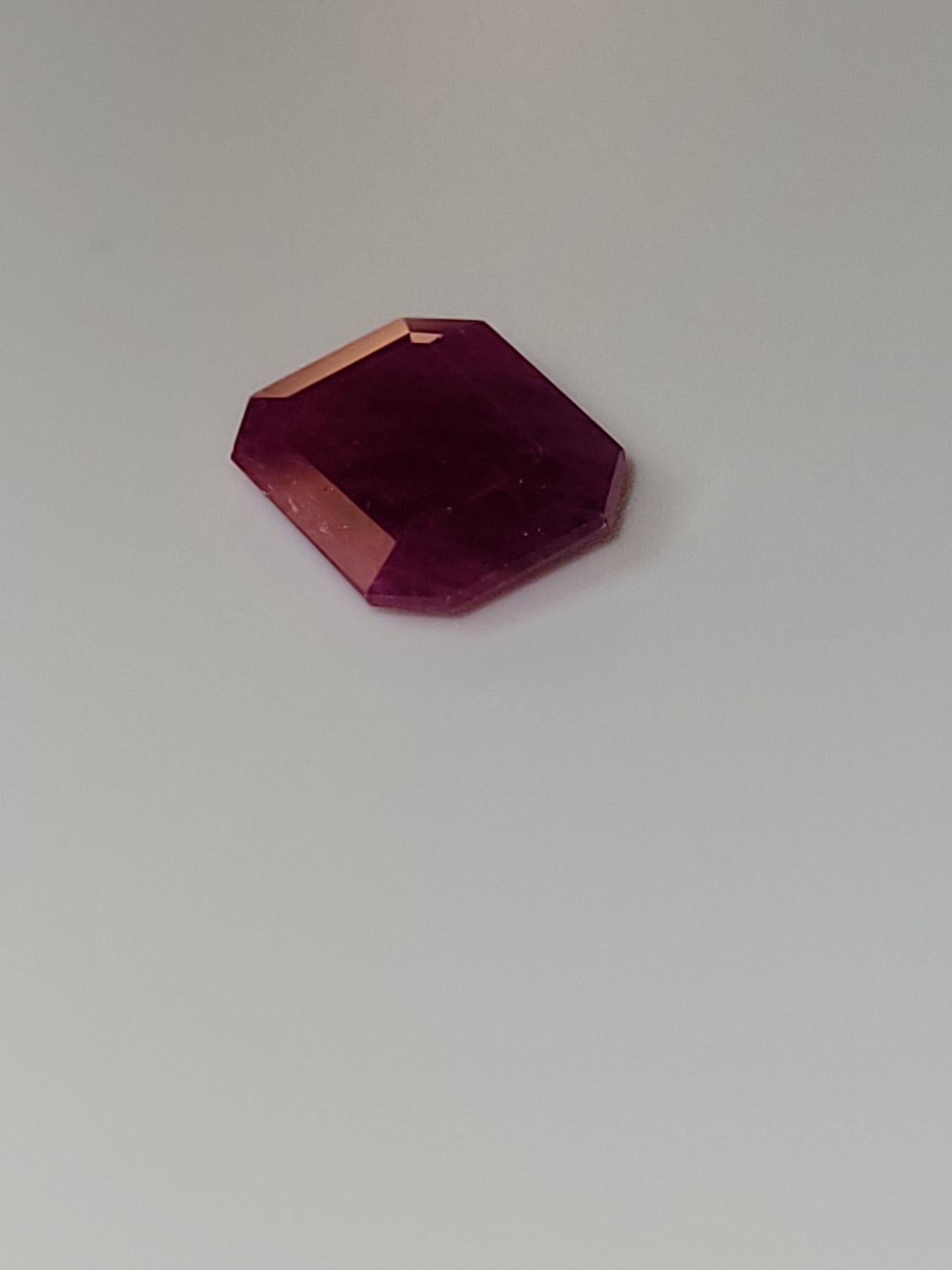 3.255 Ct. Emerald-Cut Mozambique Ruby