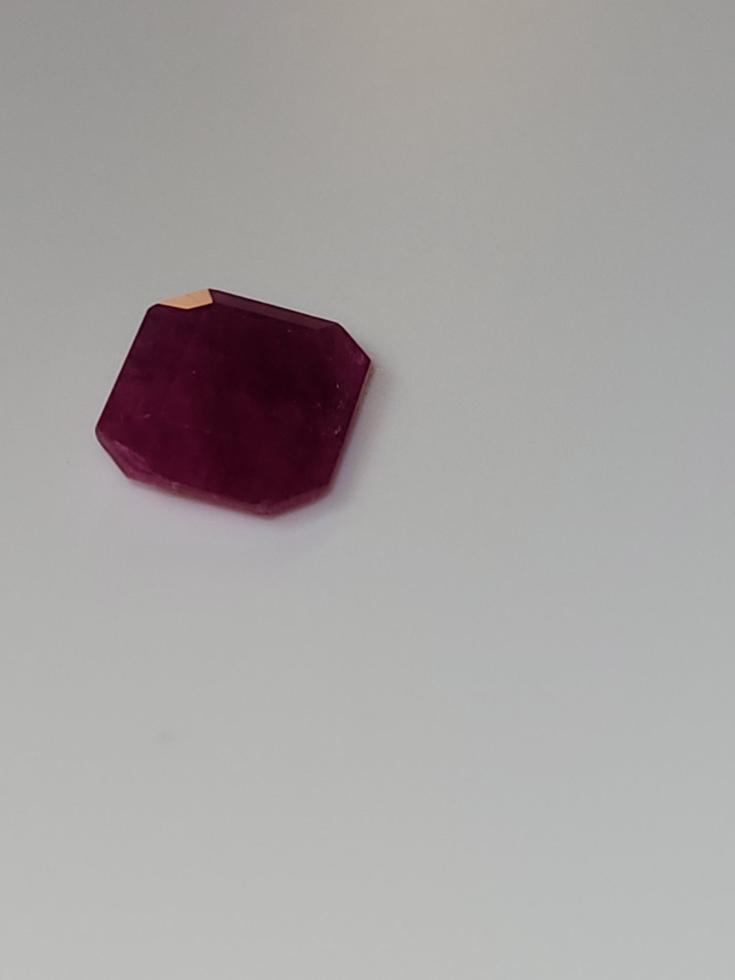 3.255 Ct. Emerald-Cut Mozambique Ruby