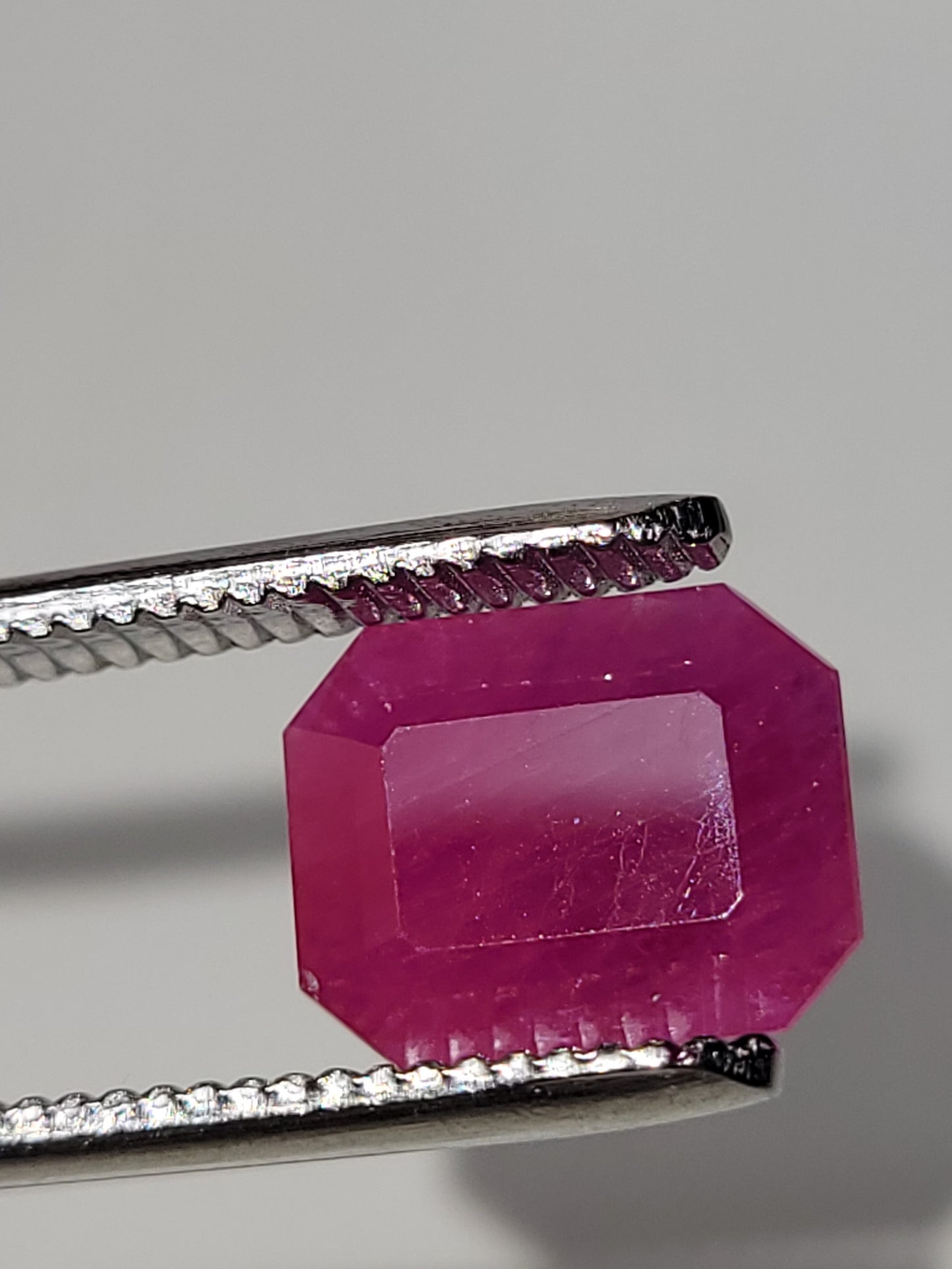 3.255 Ct. Emerald-Cut Mozambique Ruby