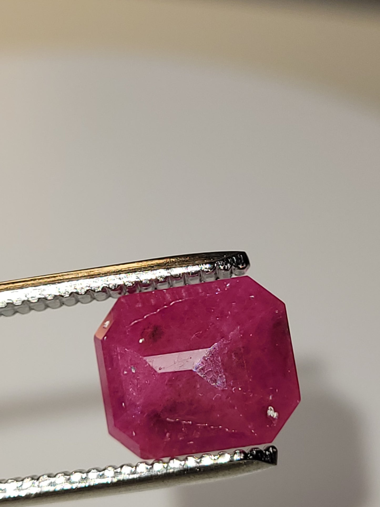 4.31 Ct. Emerald-Cut Mozambique Ruby