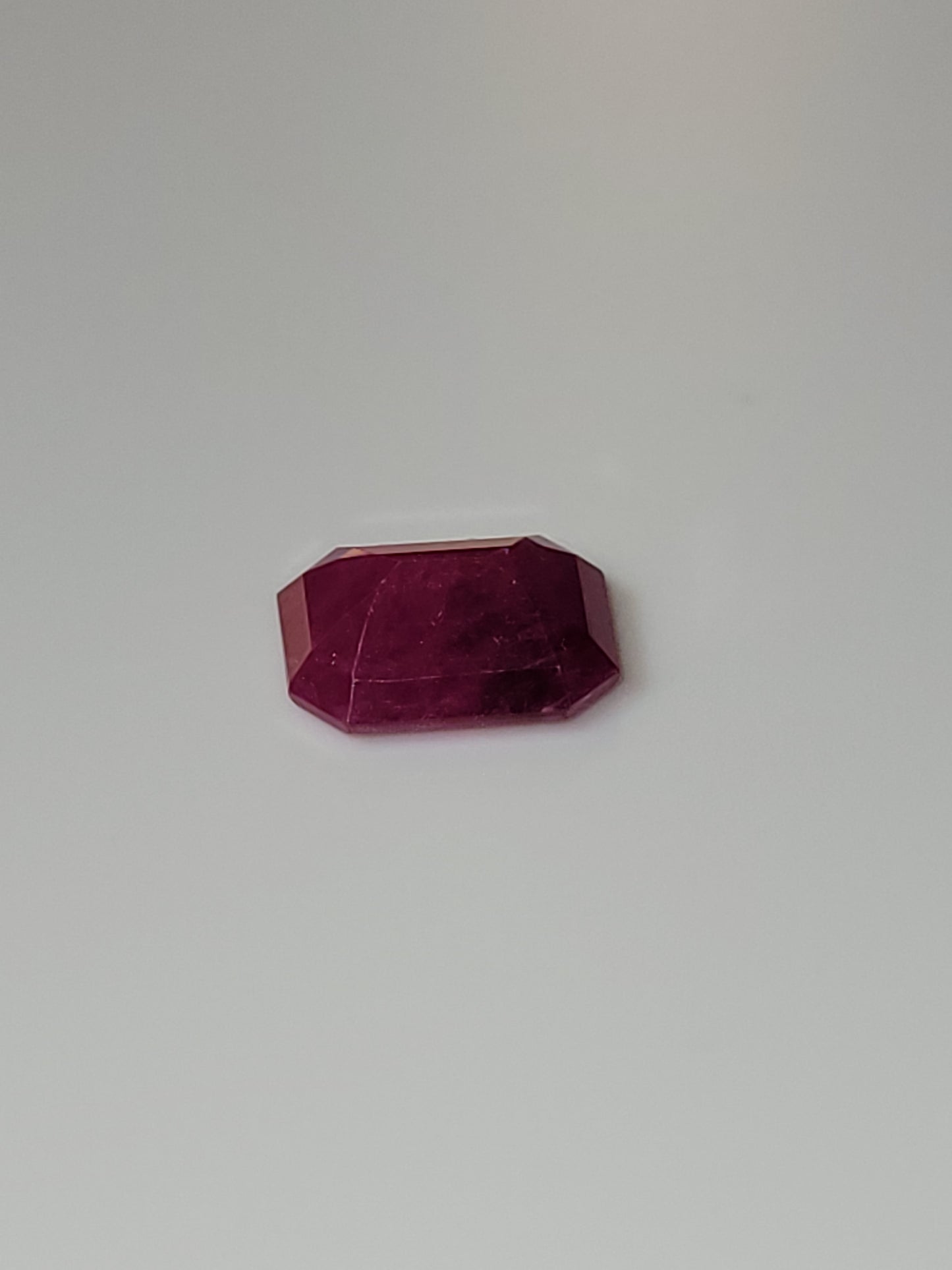 3.335 Ct. Emerald-Cut Mozambique Ruby