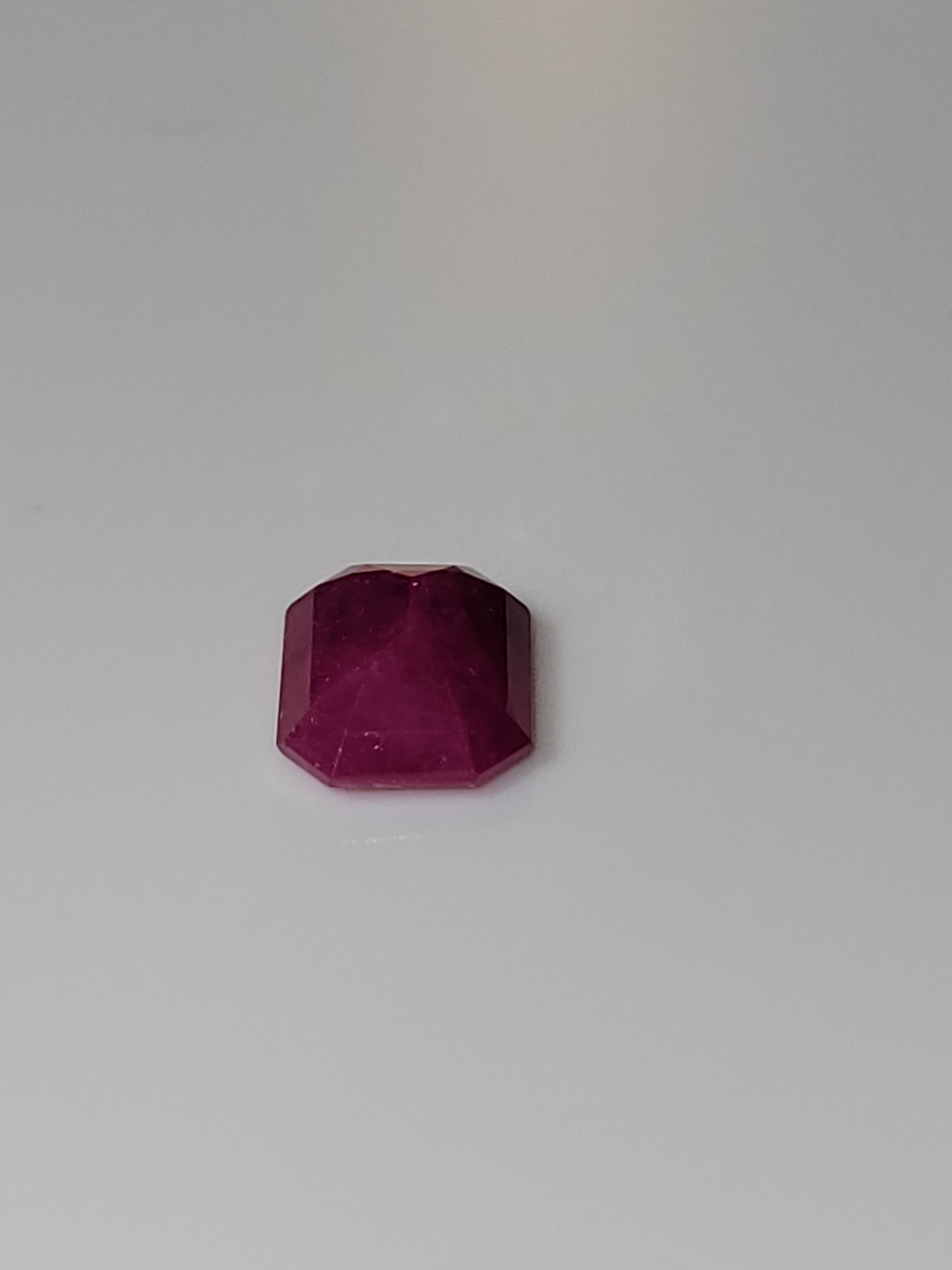 3.335 Ct. Emerald-Cut Mozambique Ruby