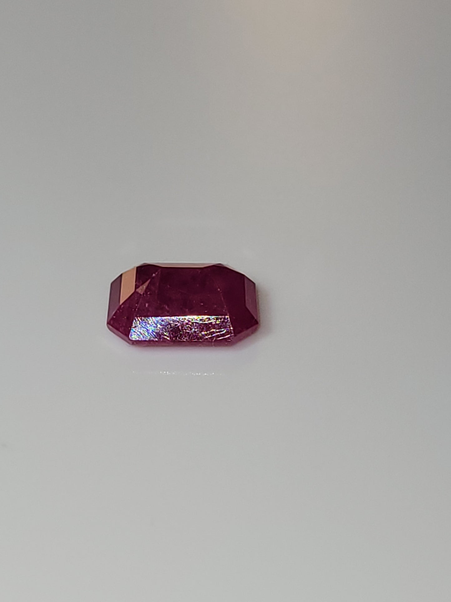 3.335 Ct. Emerald-Cut Mozambique Ruby