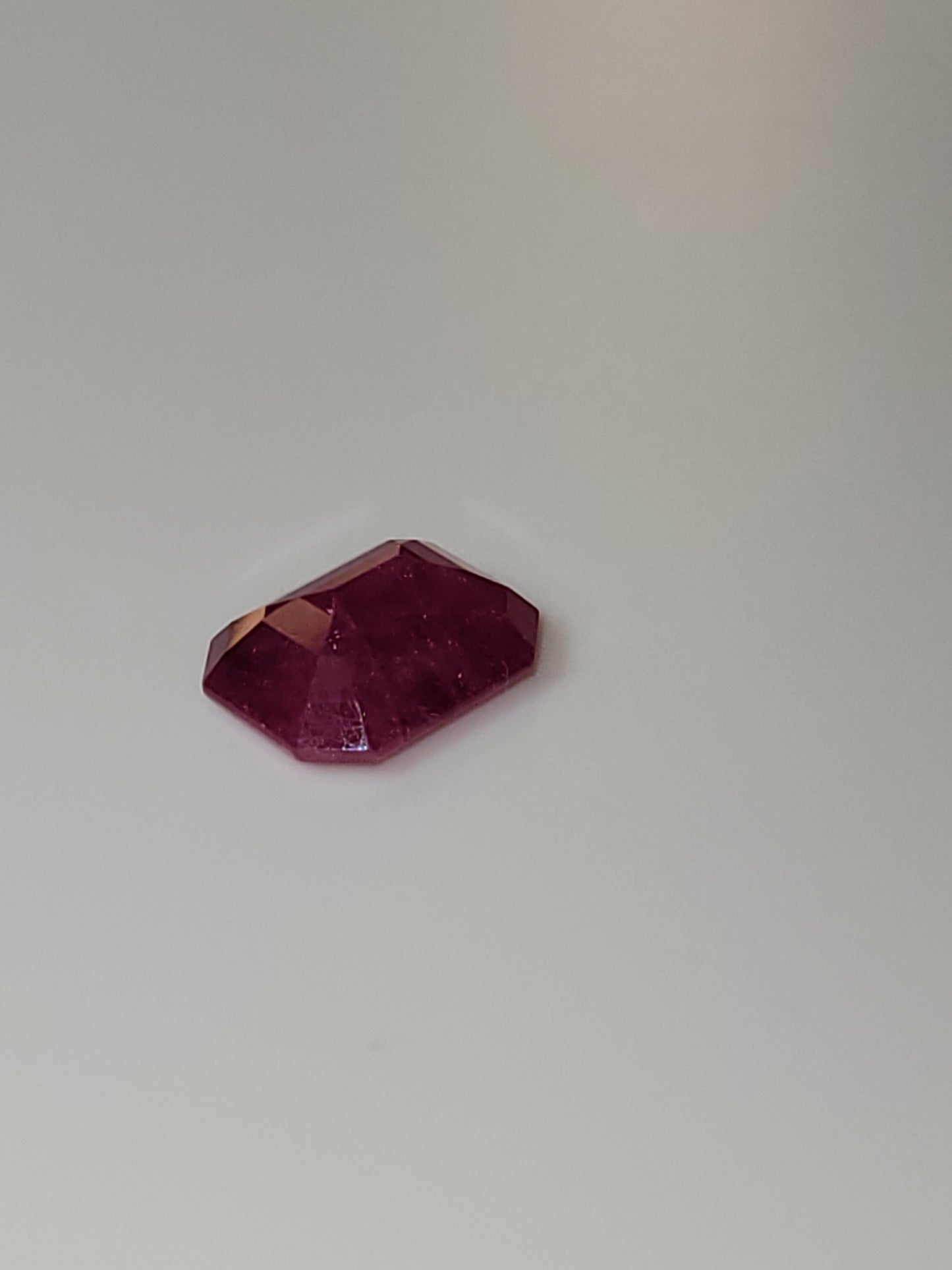 3.335 Ct. Emerald-Cut Mozambique Ruby