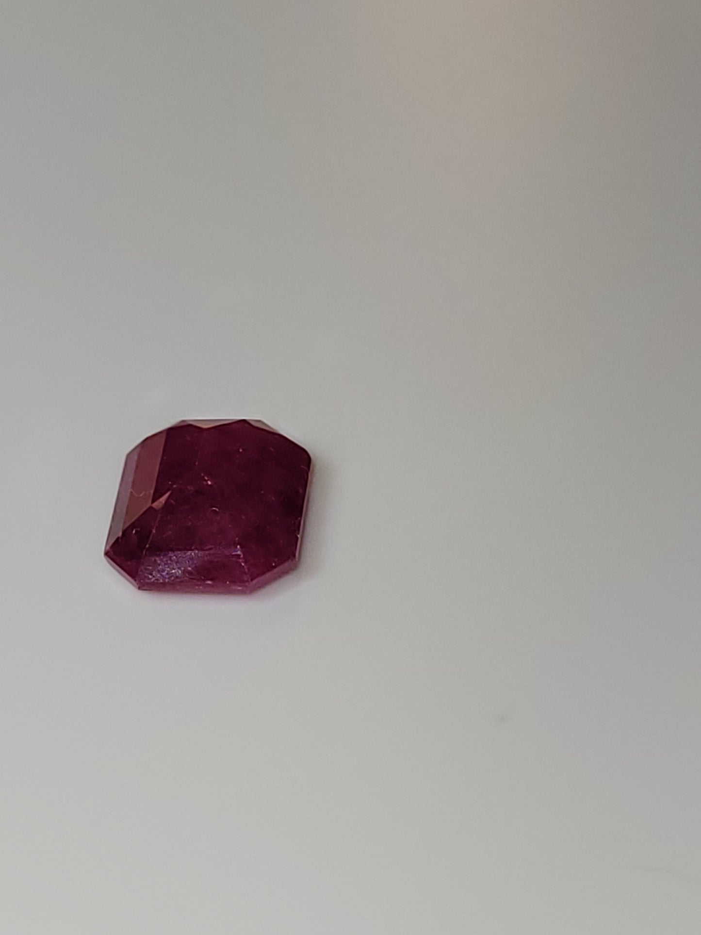 3.335 Ct. Emerald-Cut Mozambique Ruby