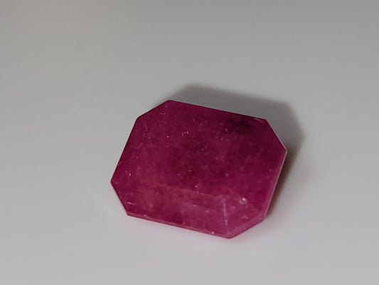 3.335 Ct. Emerald-Cut Mozambique Ruby