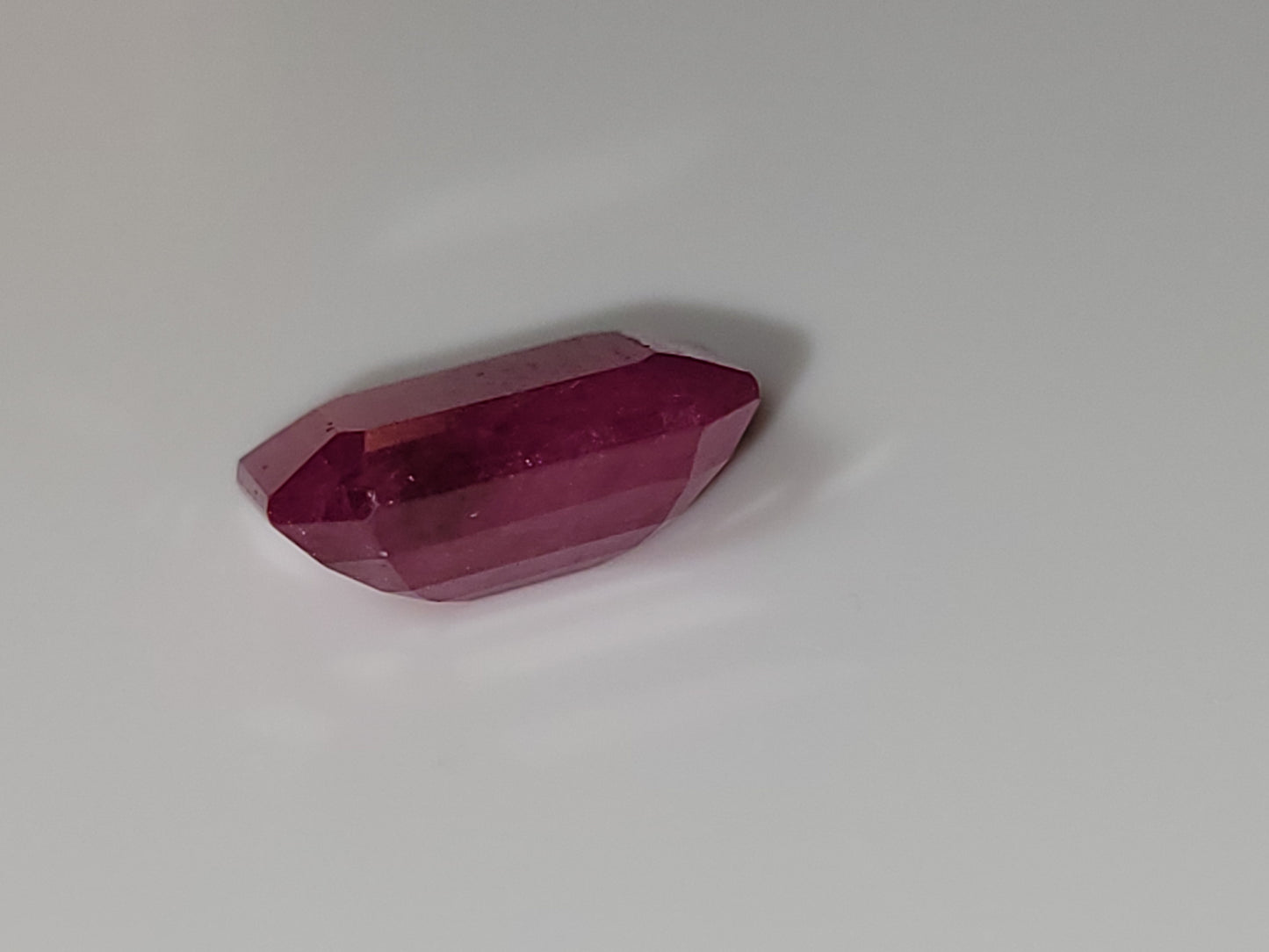 3.335 Ct. Emerald-Cut Mozambique Ruby