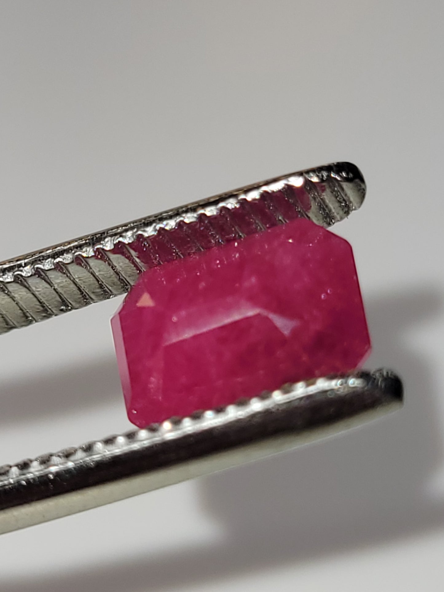 3.335 Ct. Emerald-Cut Mozambique Ruby