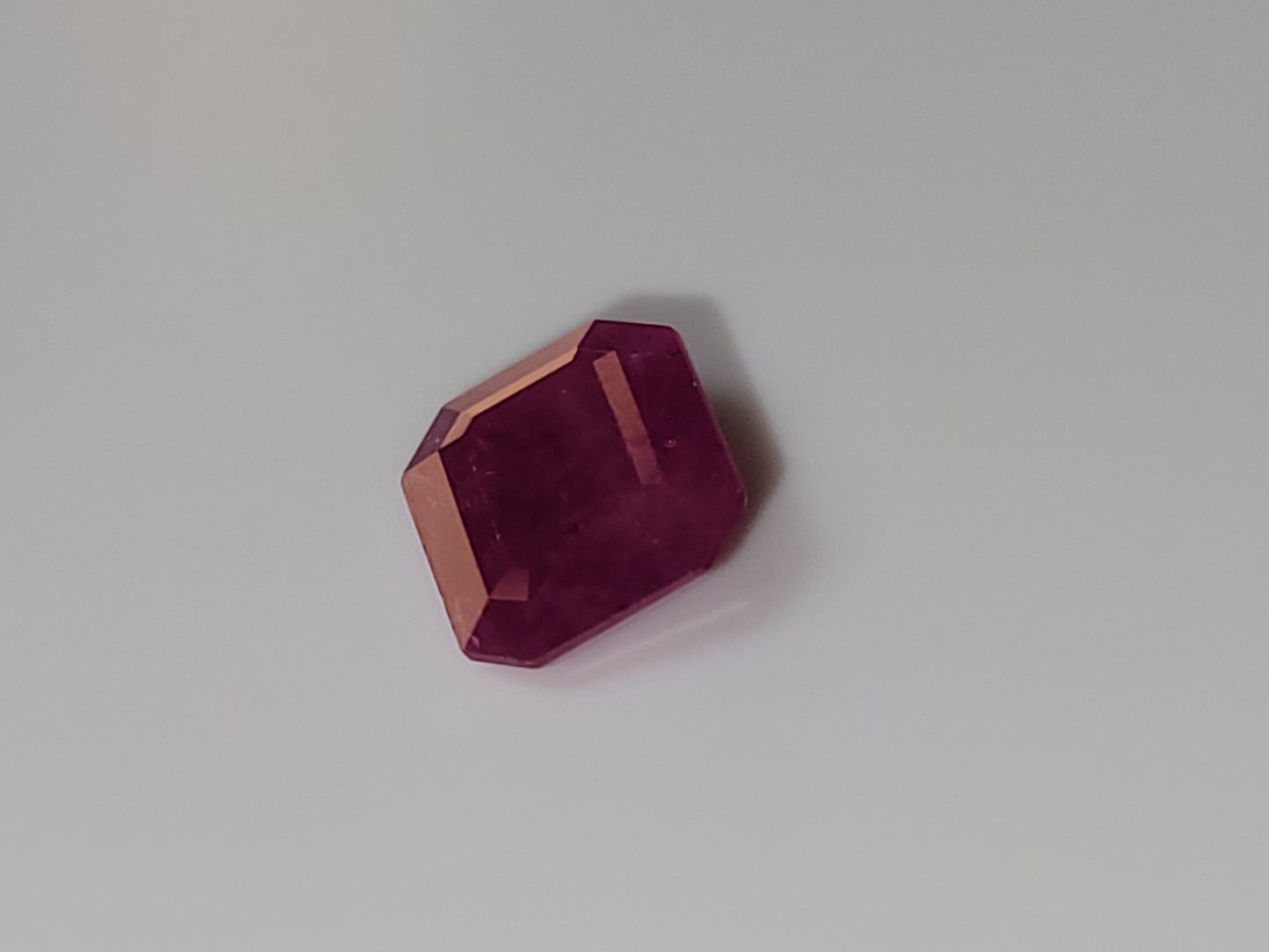 2.93 Ct. Emerald-Cut Mozambique Ruby