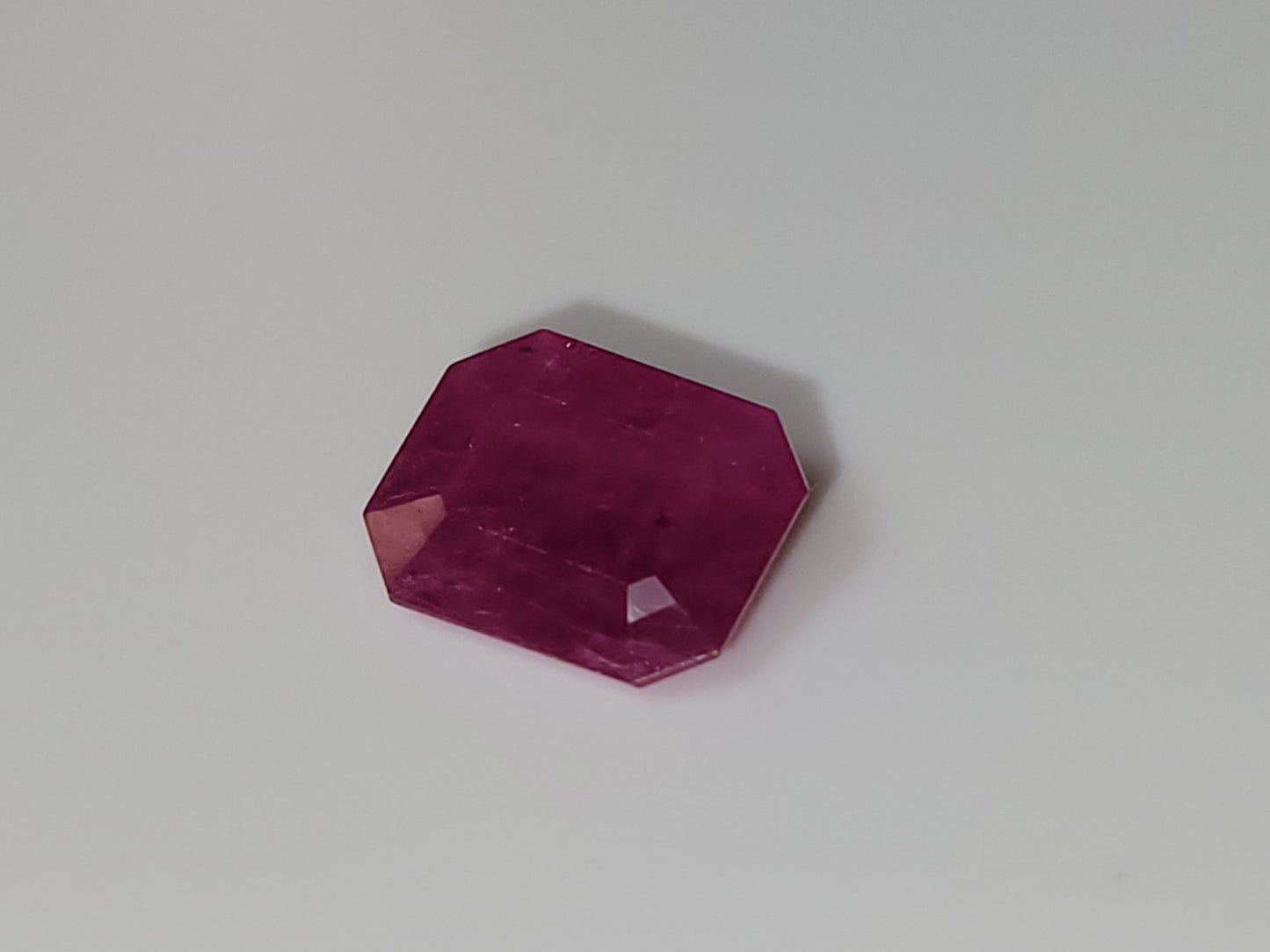 2.93 Ct. Emerald-Cut Mozambique Ruby