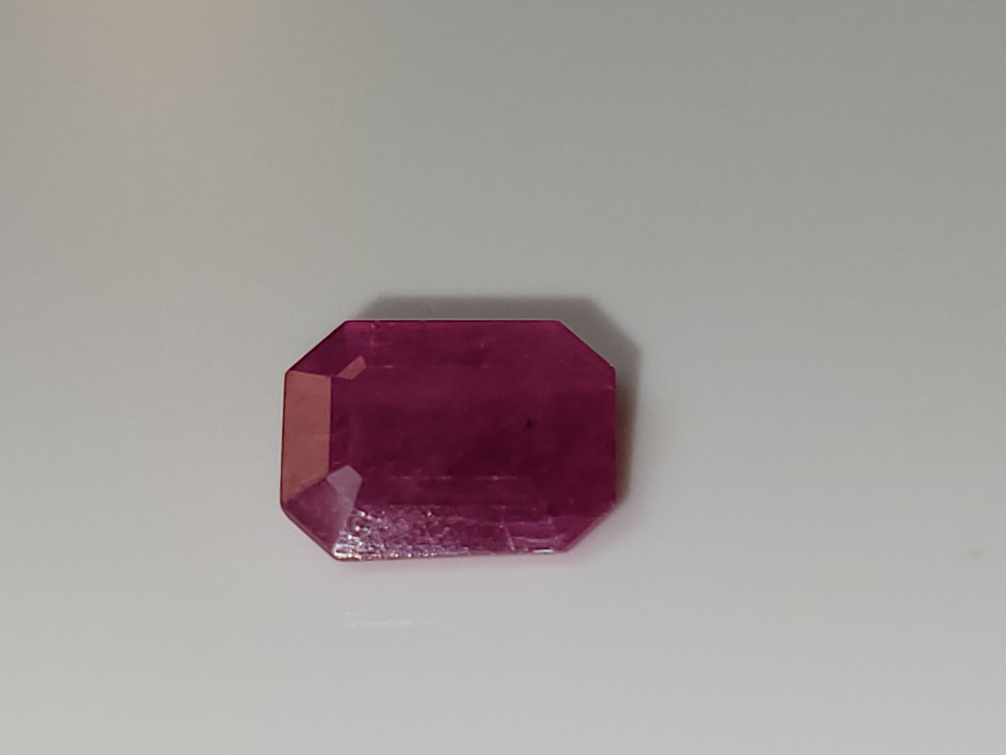 2.93 Ct. Emerald-Cut Mozambique Ruby