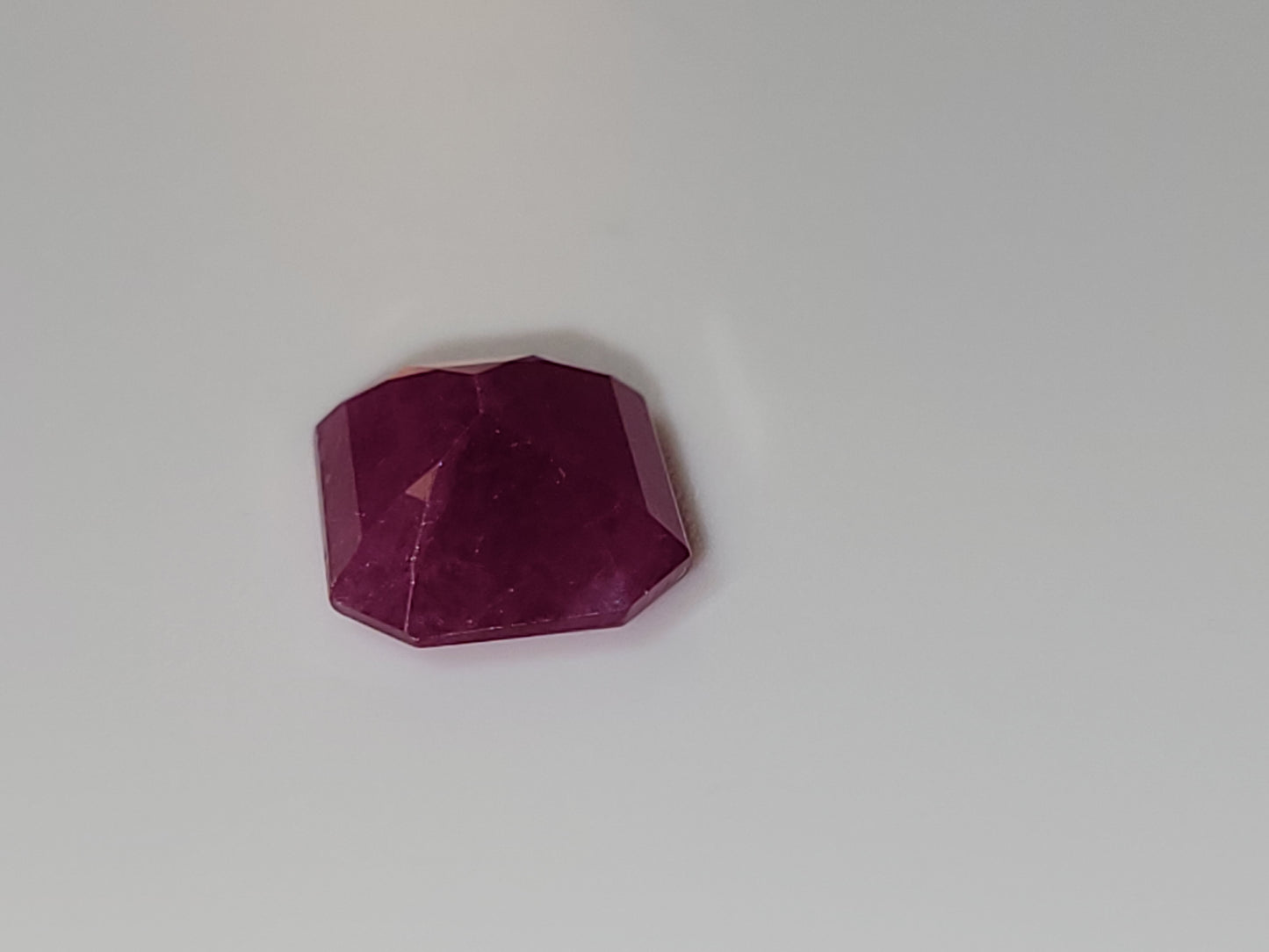 2.93 Ct. Emerald-Cut Mozambique Ruby