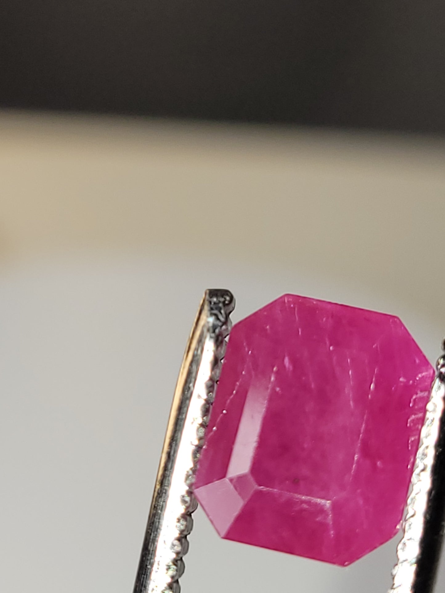 2.93 Ct. Emerald-Cut Mozambique Ruby