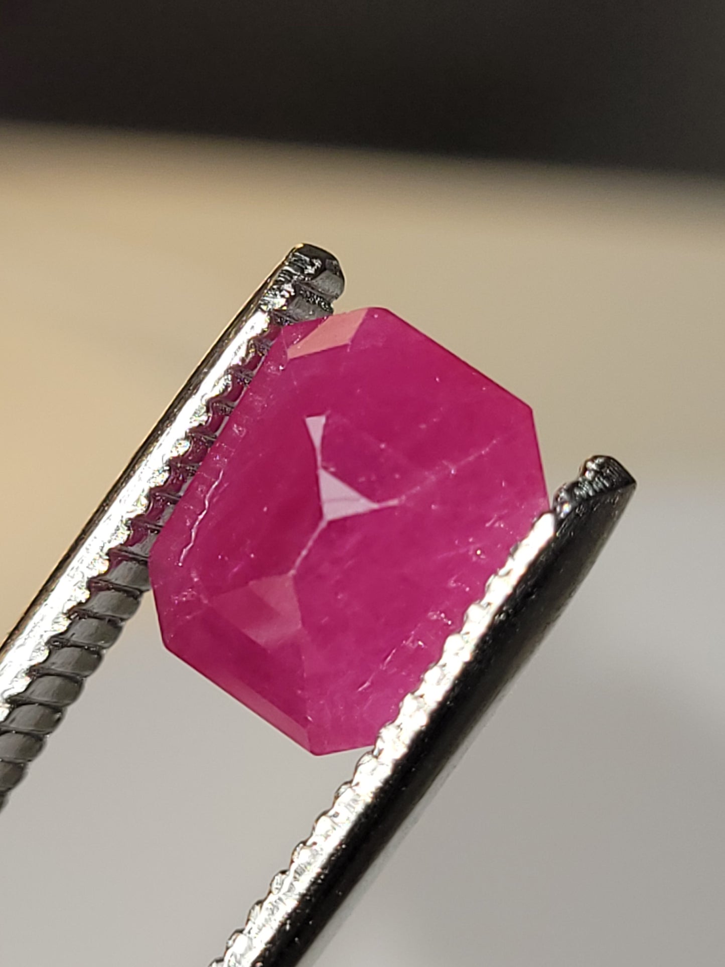 2.93 Ct. Emerald-Cut Mozambique Ruby