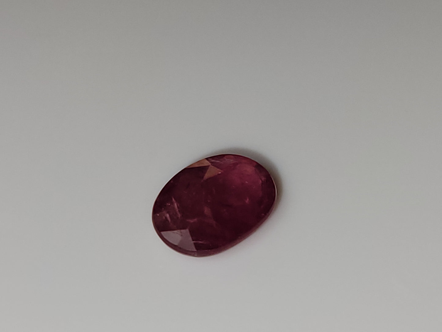 0.88 Ct. Oval-Cut Mozambique Ruby