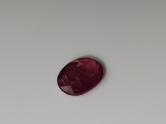 0.88 Ct. Oval-Cut Mozambique Ruby